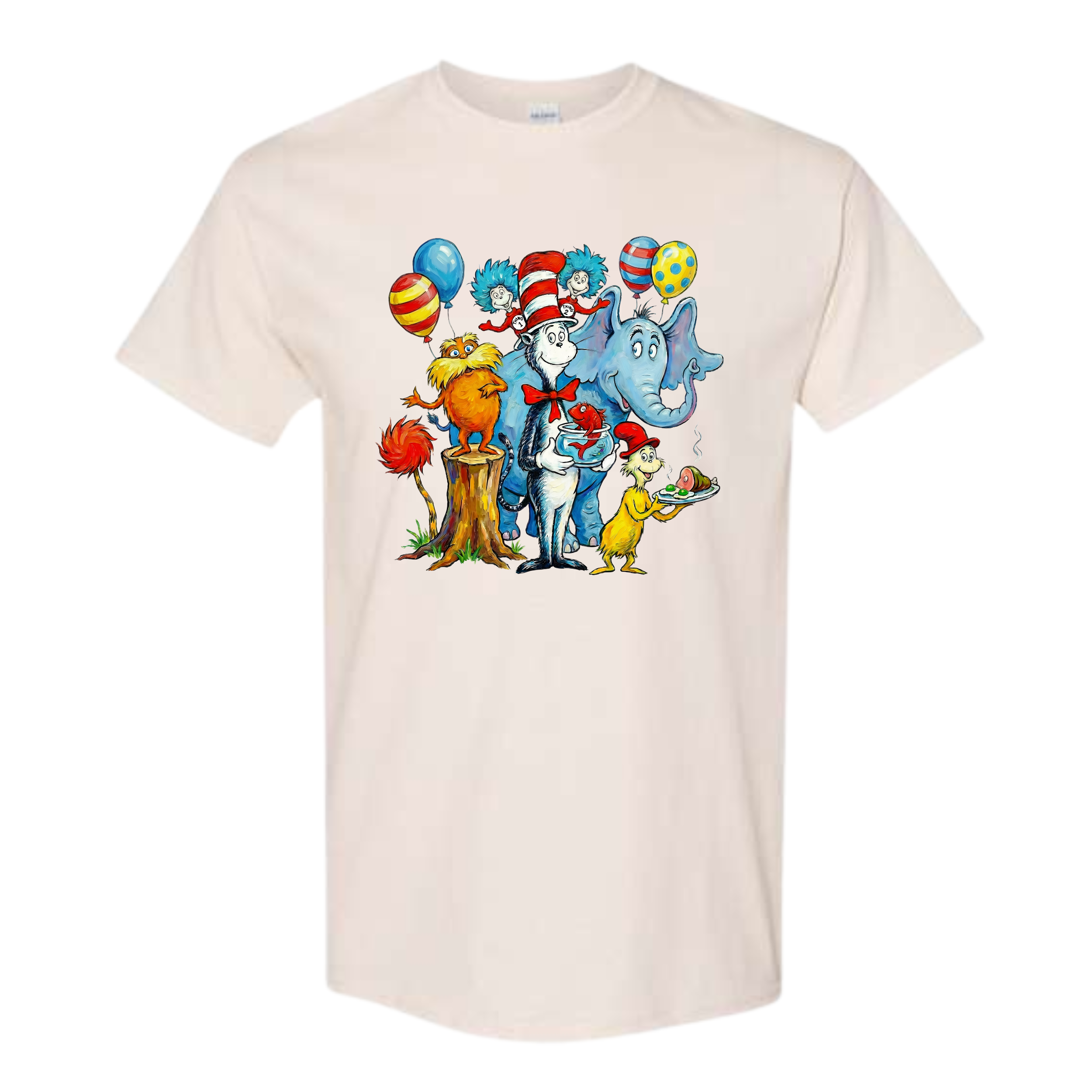 Dr. Suess Character Tee- Natural 5000