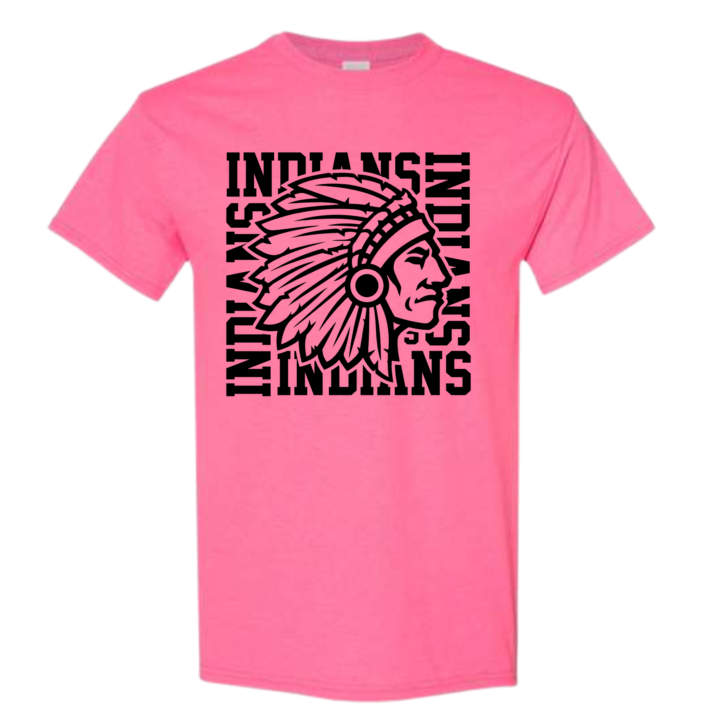 ELHS Neon Tee- Safety Pink 5000