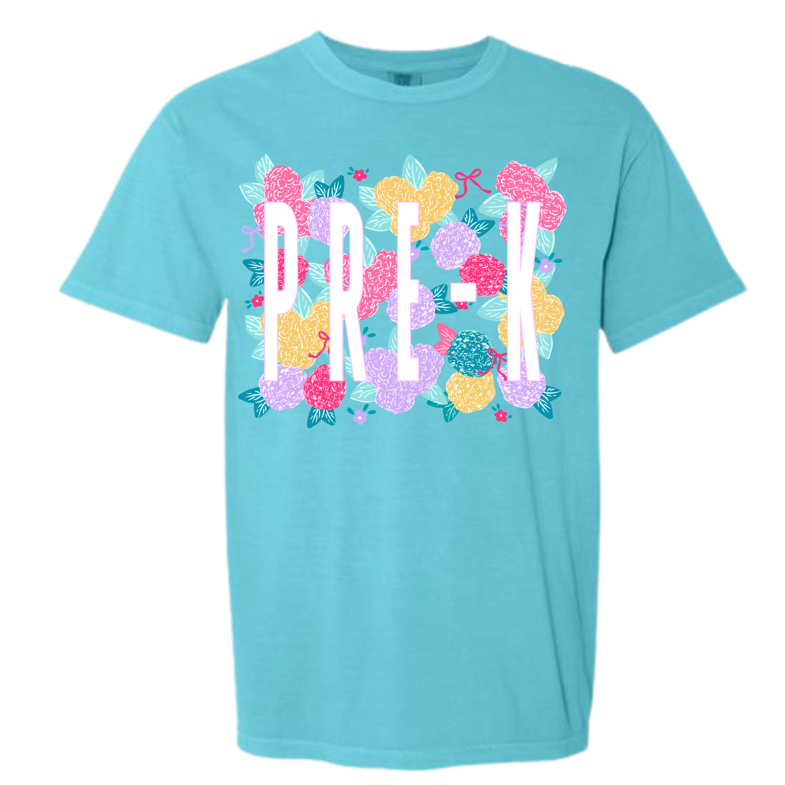 Bright Floral Grade Level Comfort Colors Tee