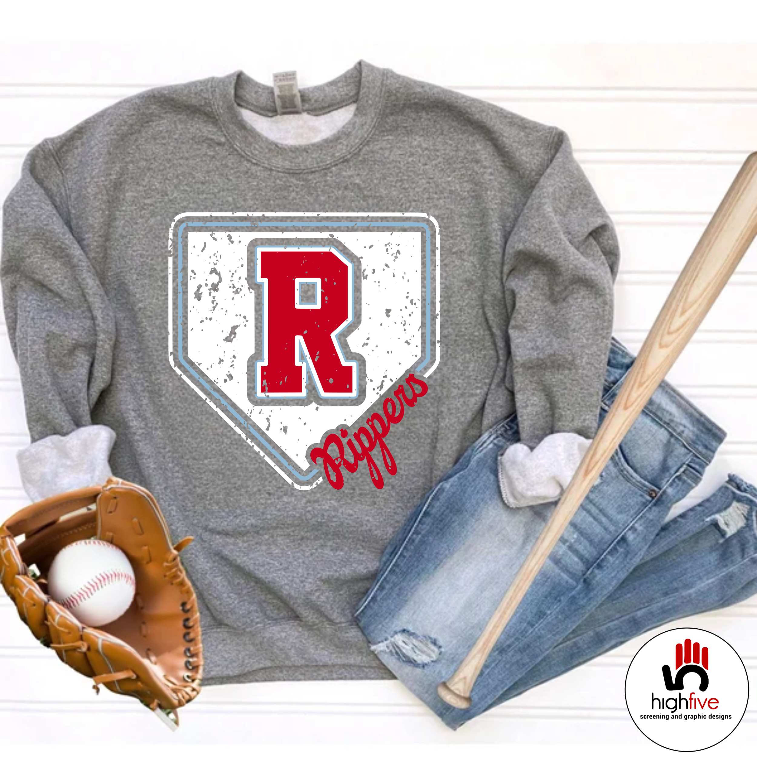 Homeplate Graphite Heather Sweatshirt