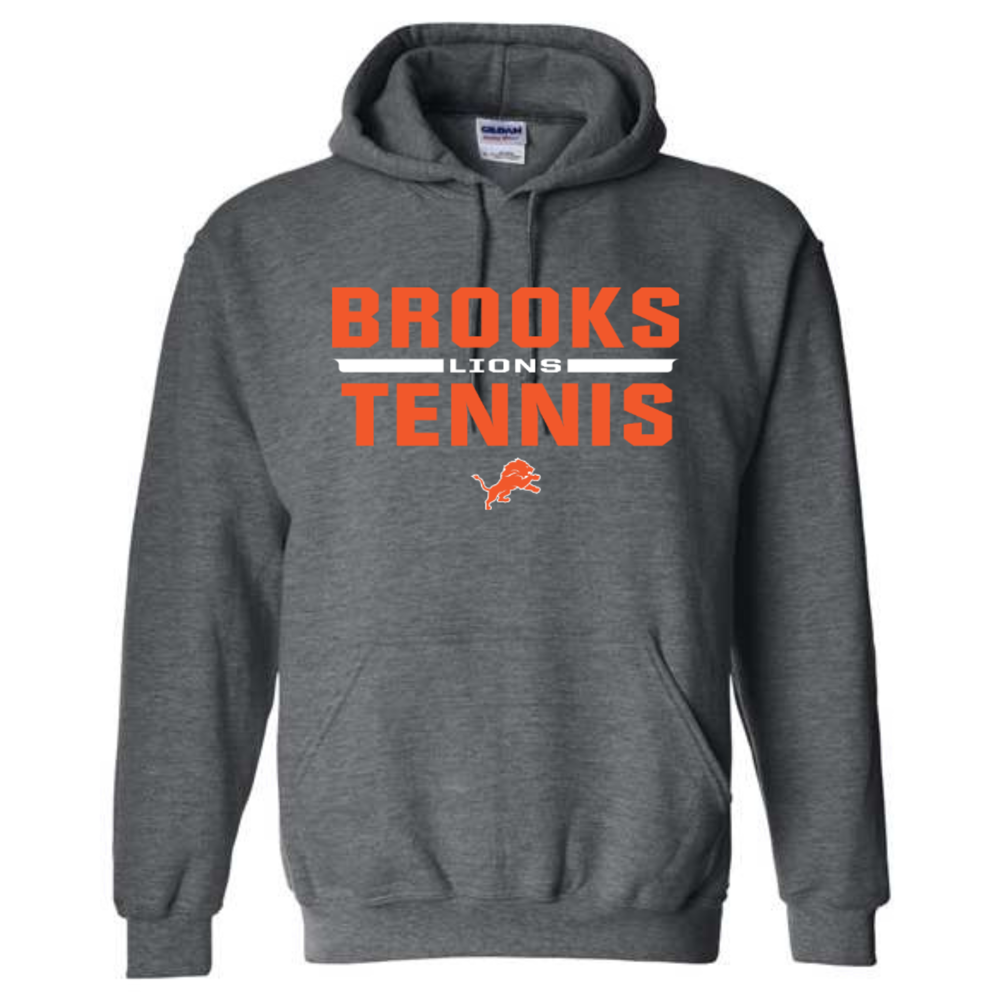 Brooks Lions Tennis Hoodie- 18500 Dark Heather