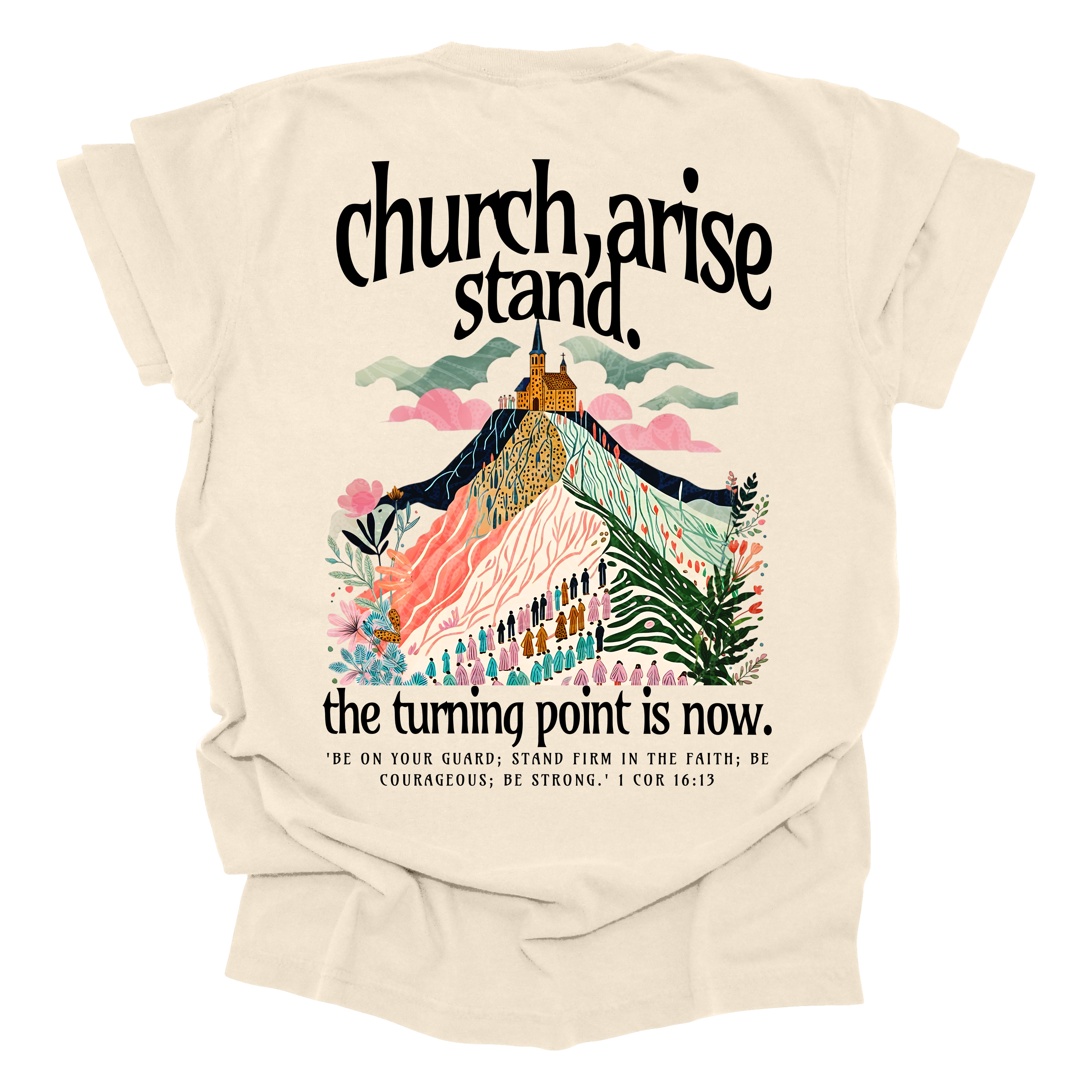 CK Church Arise Comfort Colors Tee- 1717 Ivory