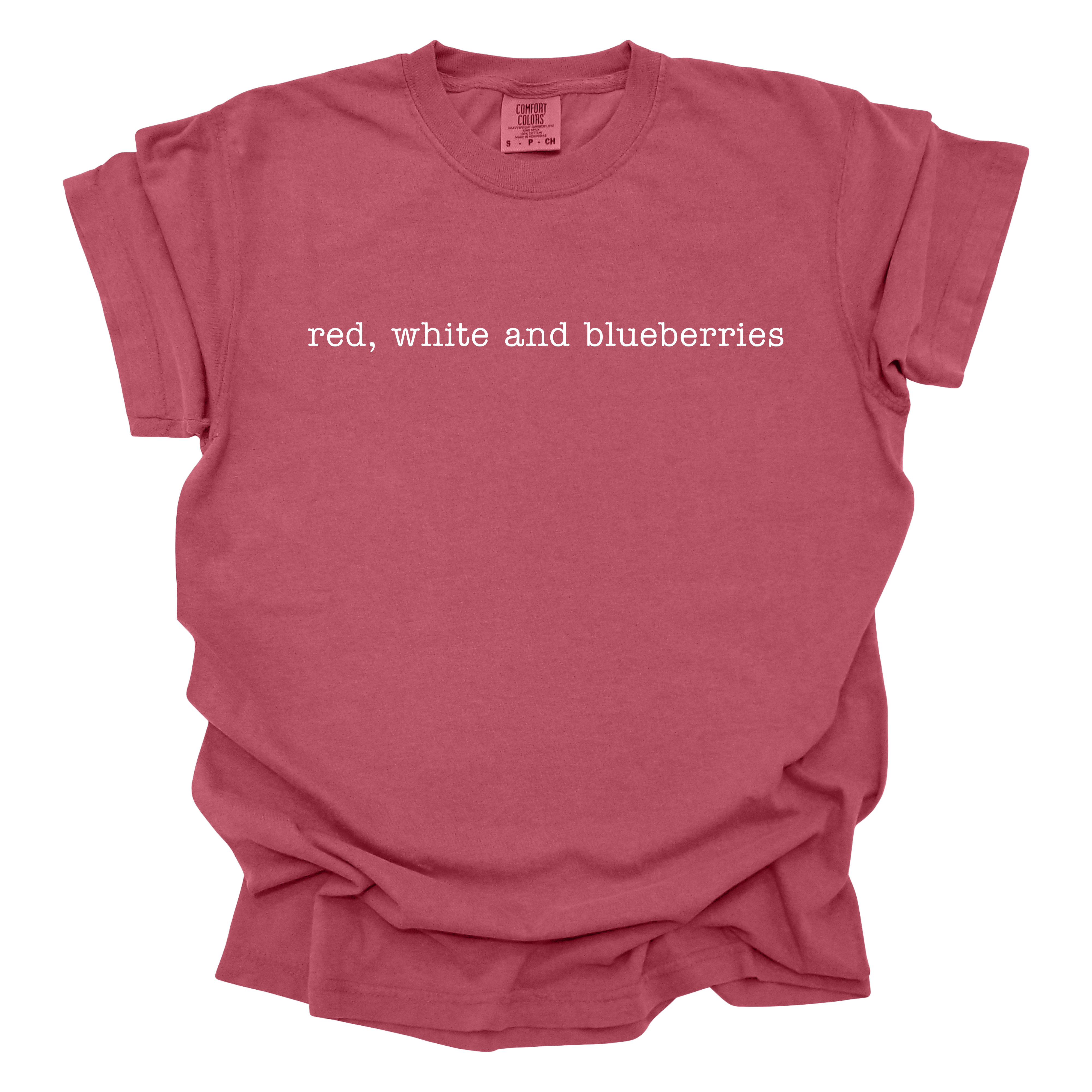 CK Comfort Colors Red White and Blueberries- 1717 Crimson