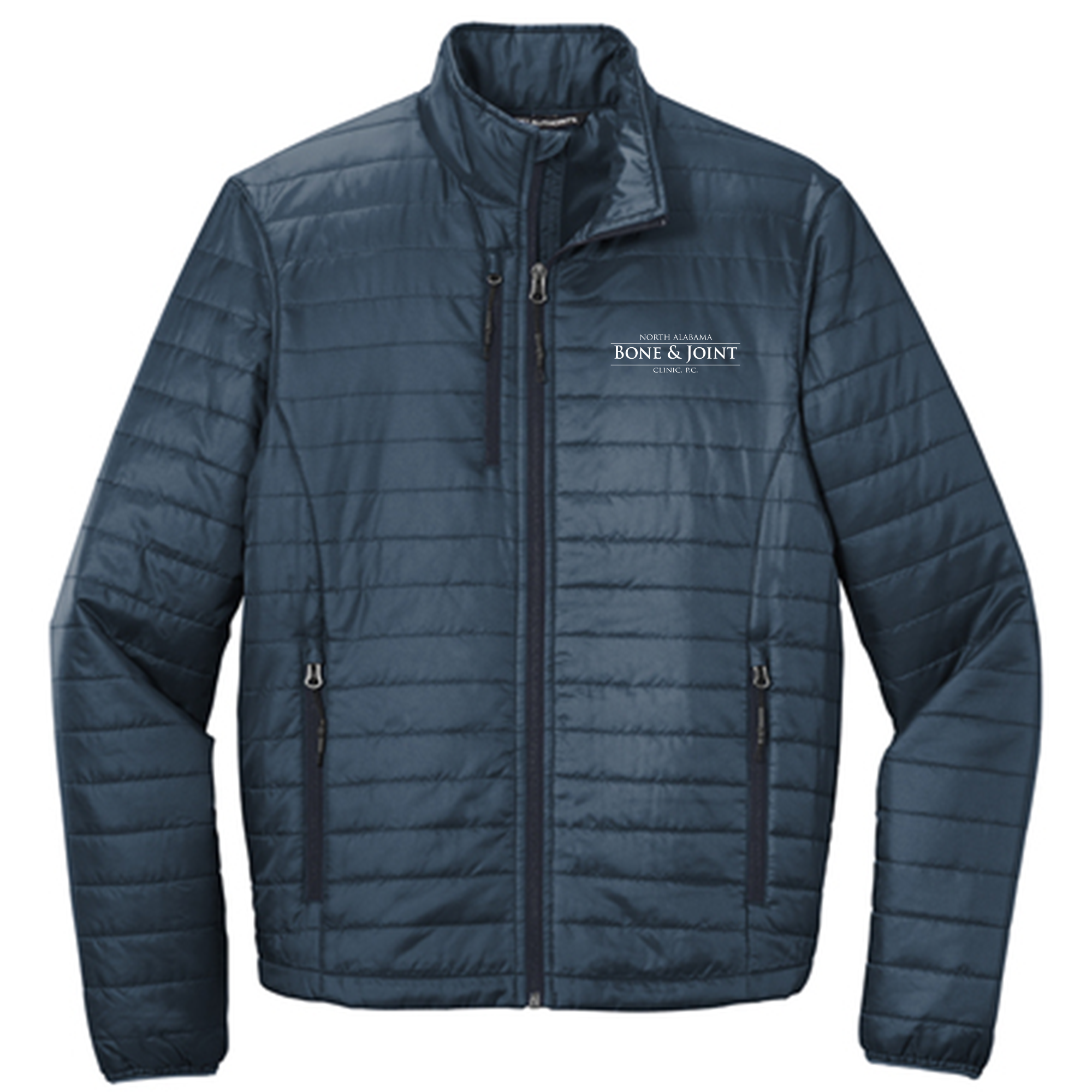 Bone and Joint Men's Embroidered Puff Jacket- J850