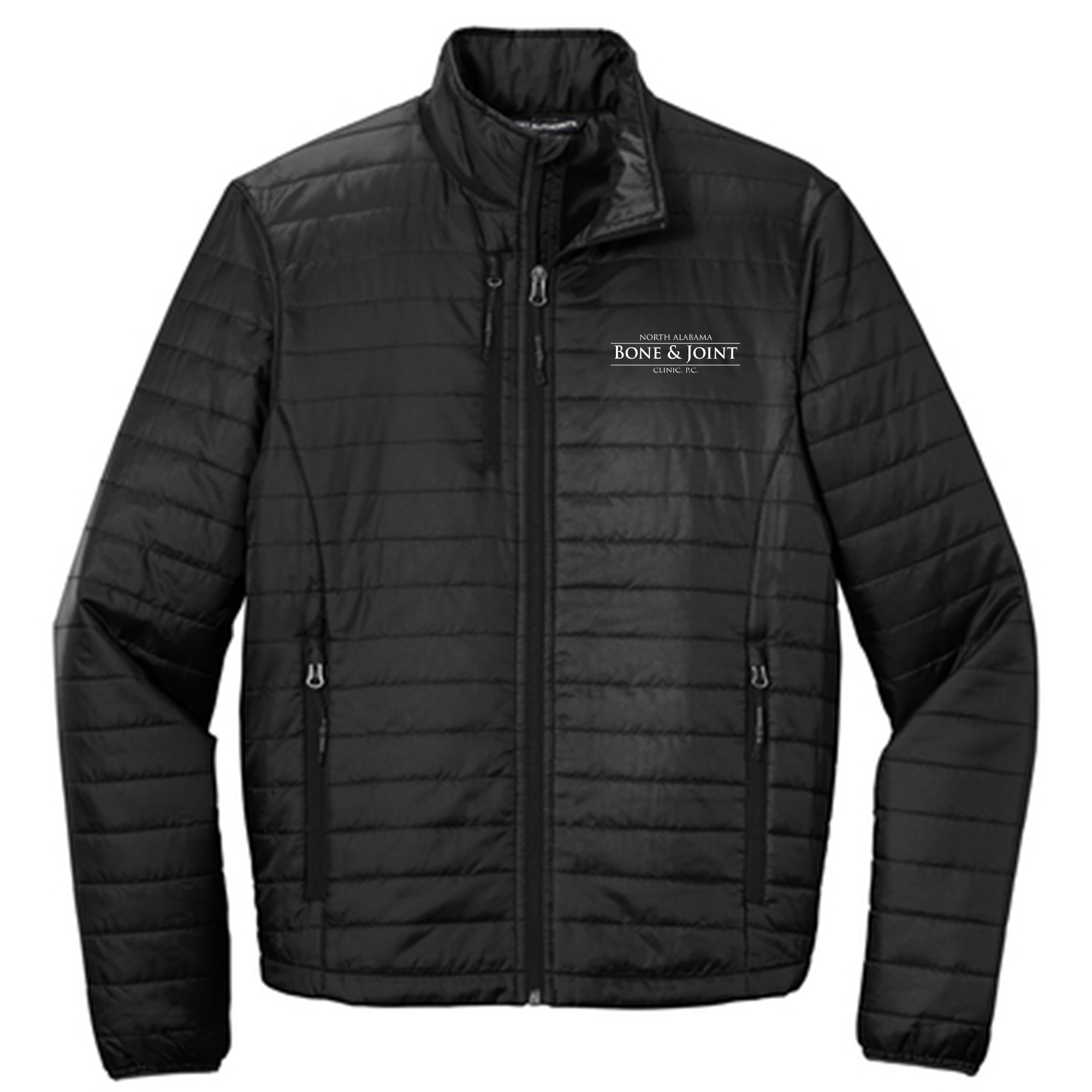 Bone and Joint Men's Embroidered Puff Jacket- J850