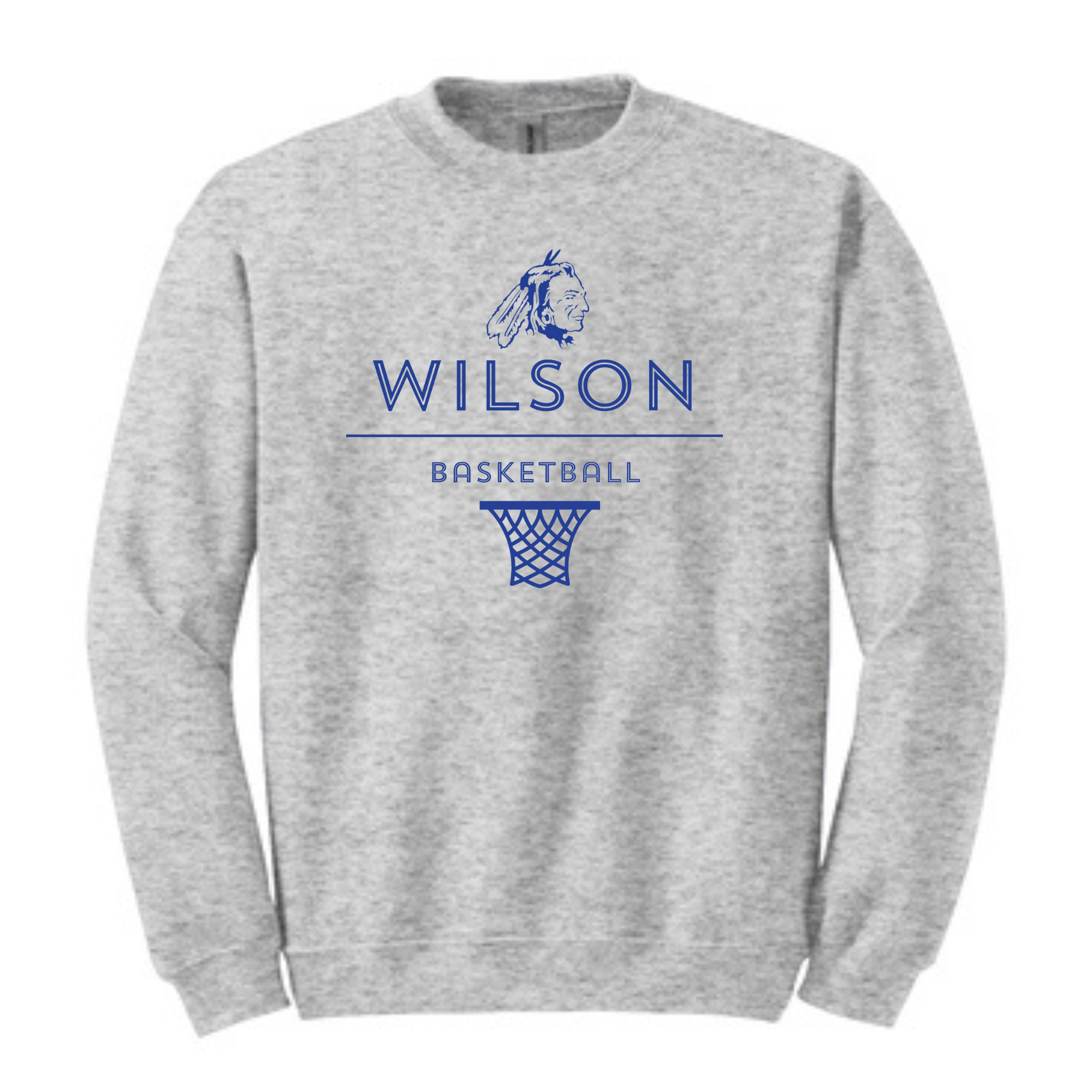 Wilson Basketball Crewneck Sweatshirt- 18000