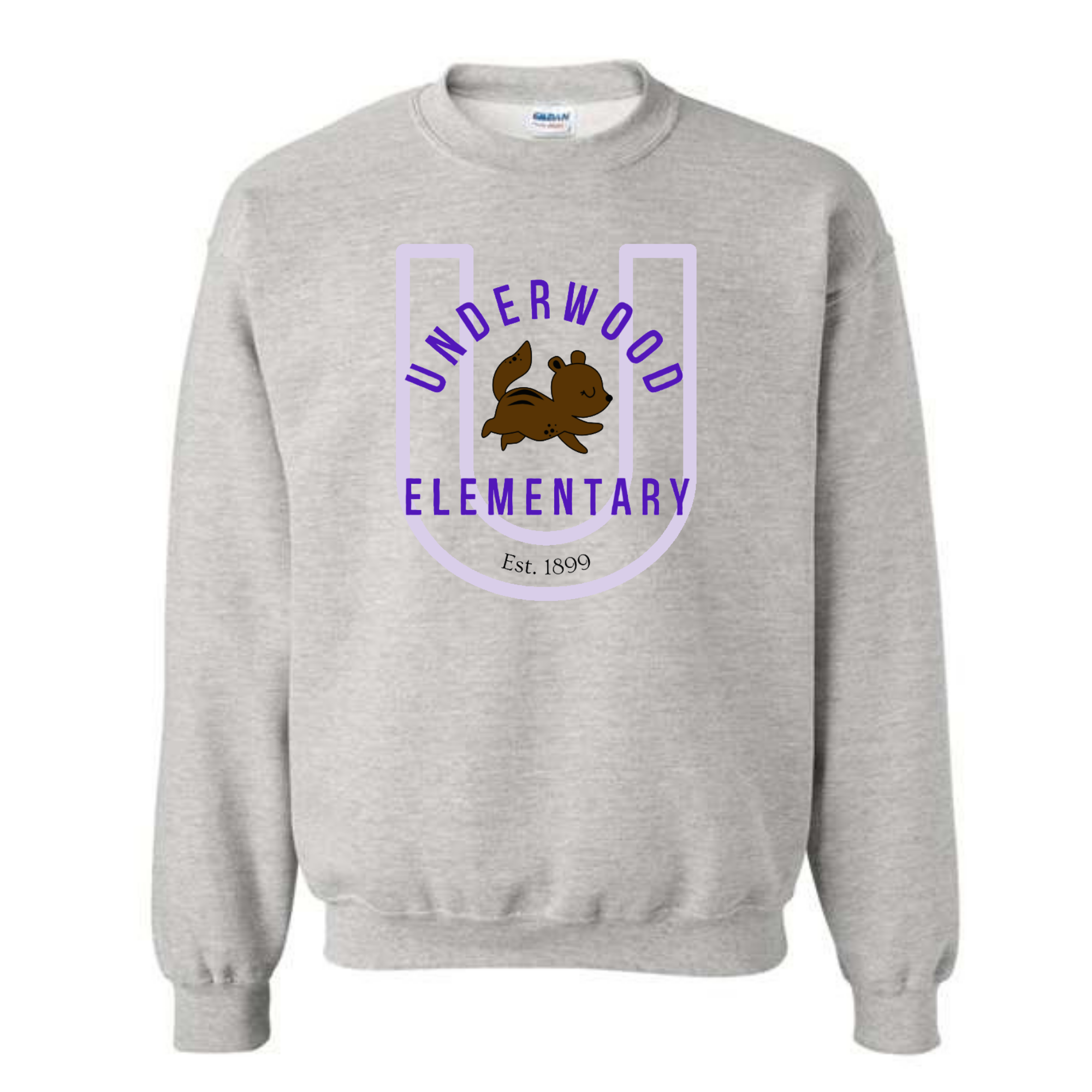 Underwood Chipmunk Sweatshirt- 18000 Sport Grey