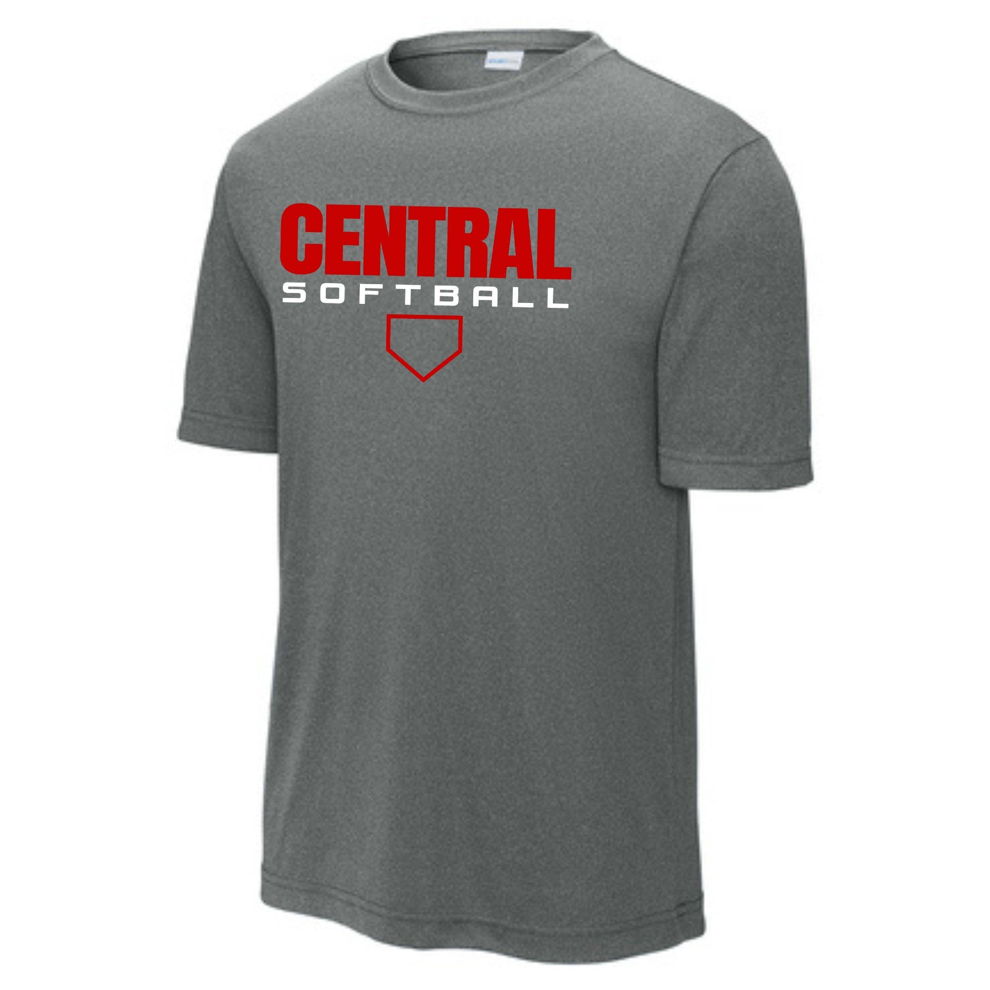 Central Softball Home Plate Dri-Fit Tee- ST350