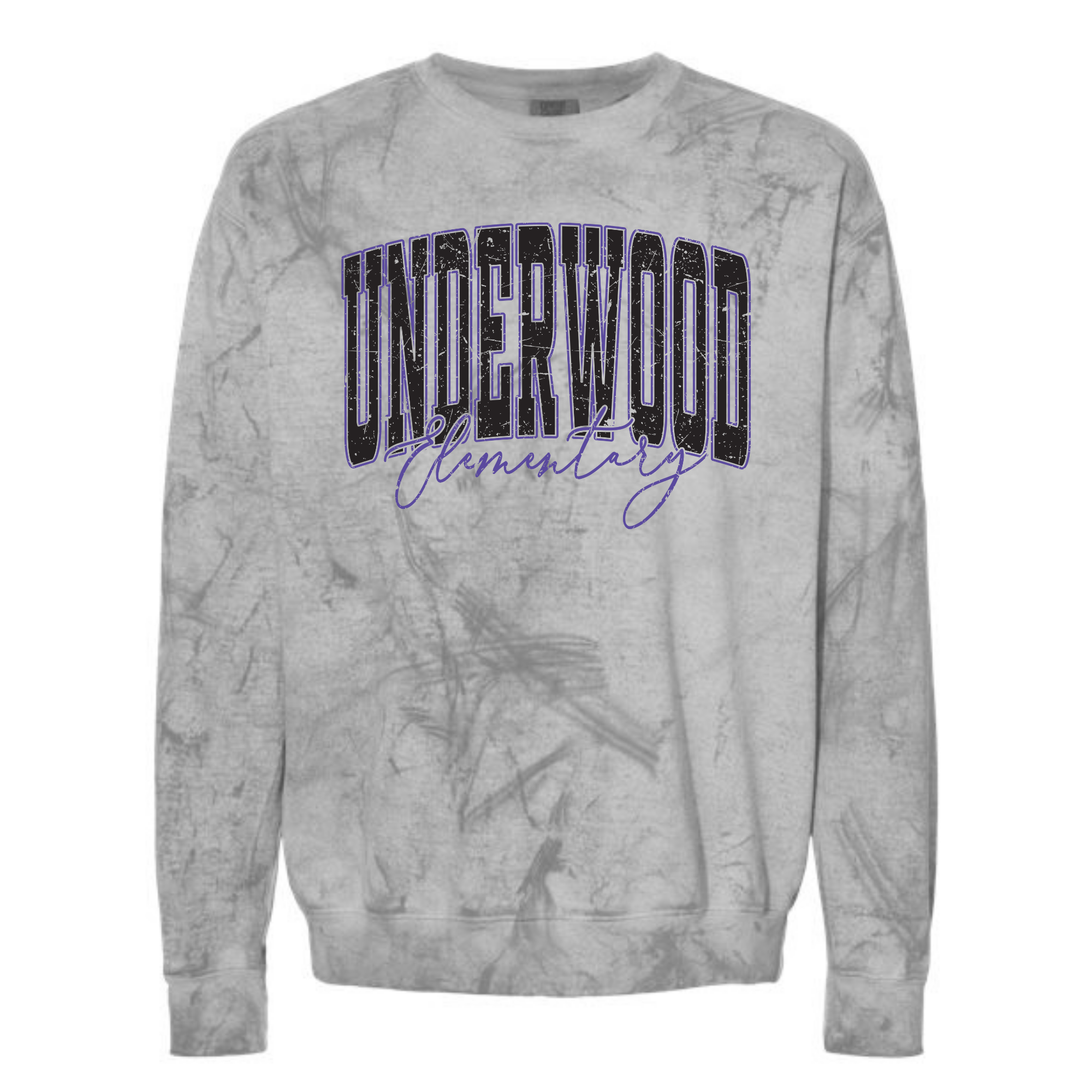 Underwood Vintage Comfort Colors Elementary Tee/Sweatshirt- 1745/1545 Smoke