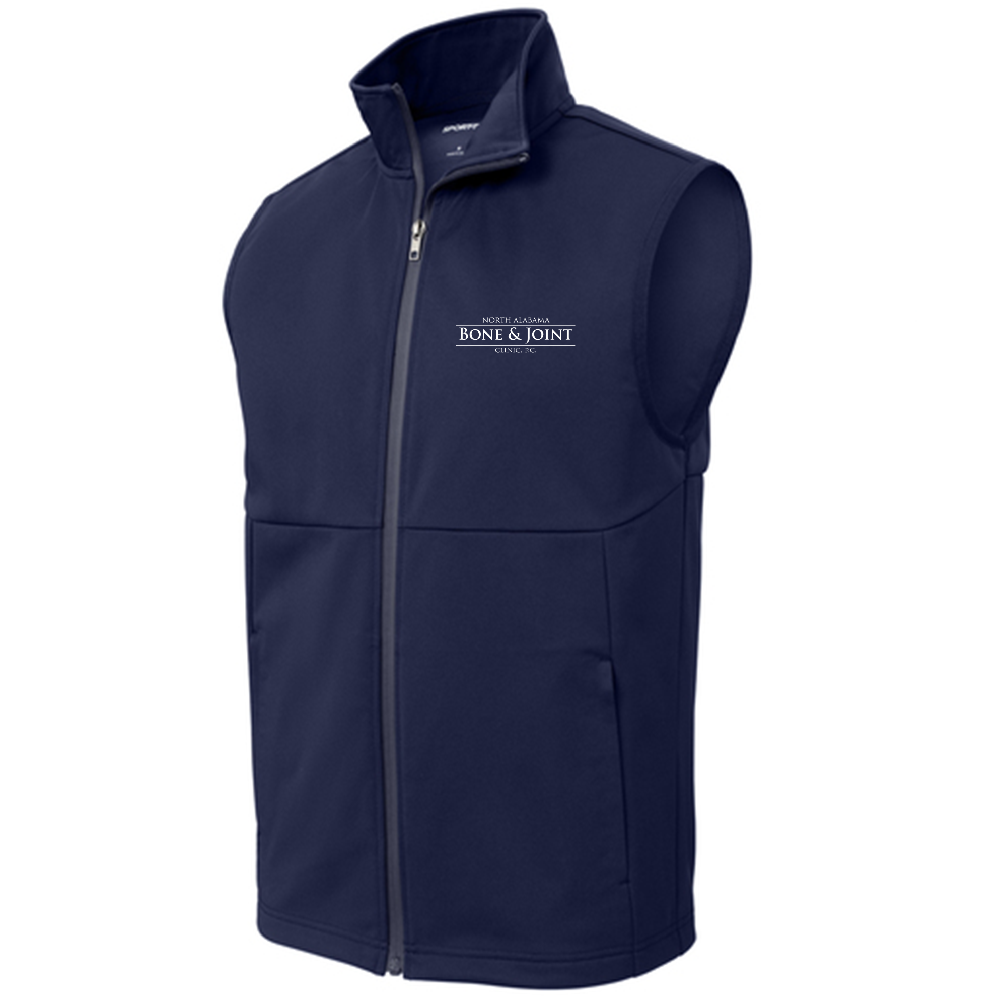 Bone and Joint Men's Embroidered soft shell vest- ST981