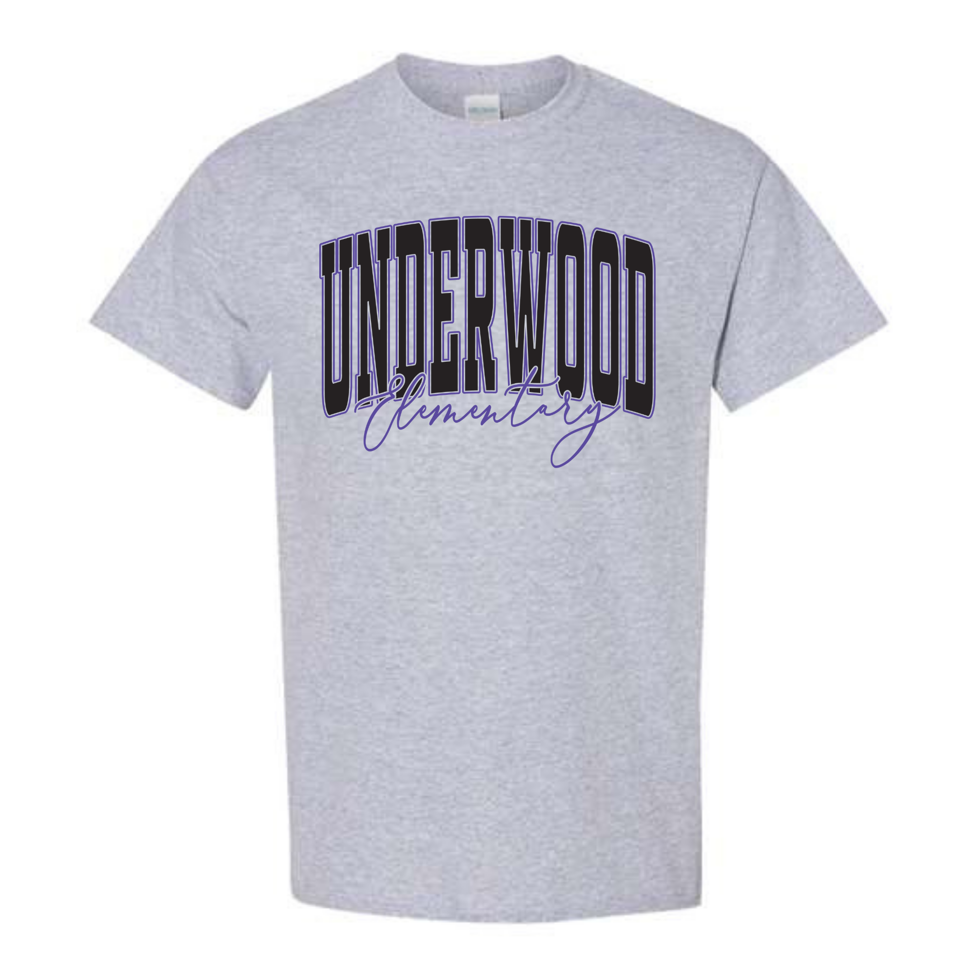 Underwood Elementary Collegiate Tee/Sweatshirt- 5000/18000