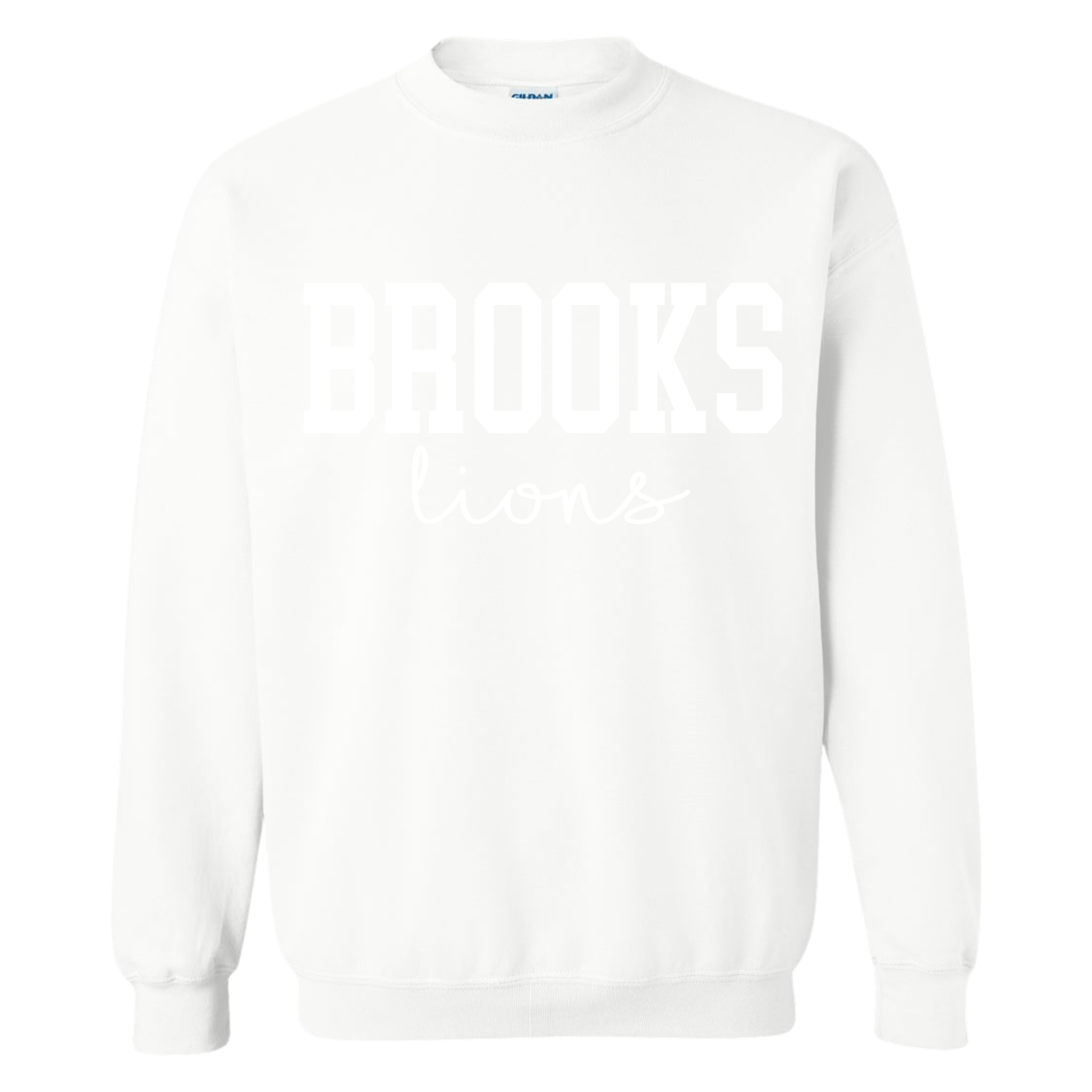 Brooks Lions Puff White sweatshirt #18000