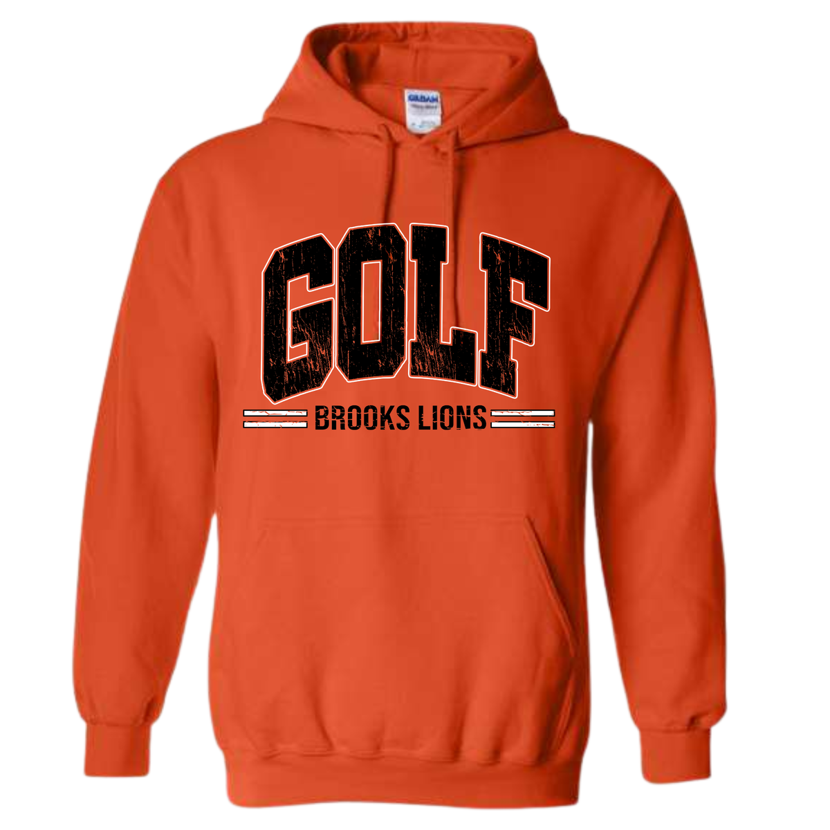 Brooks Golf Orange Hoodie #18500