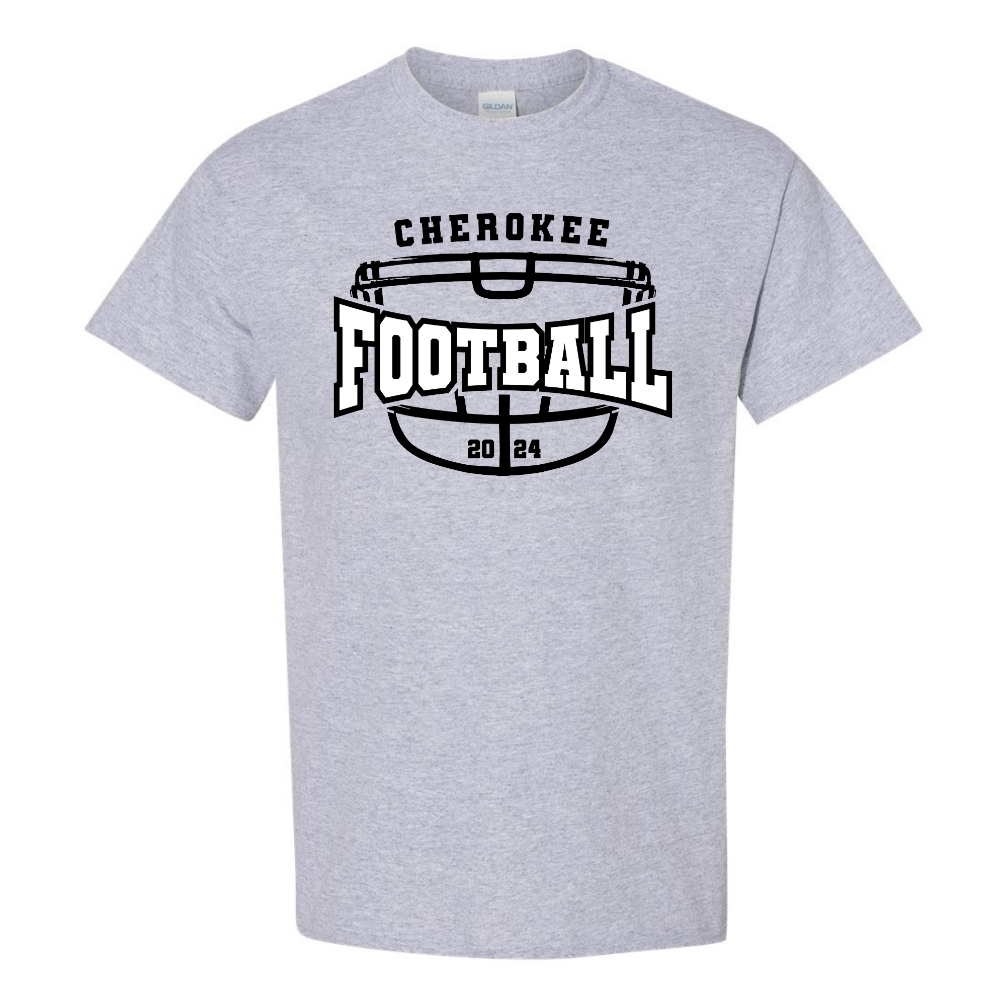 Cherokee Indian Football Tee/Sweatshirt- 5000/18000