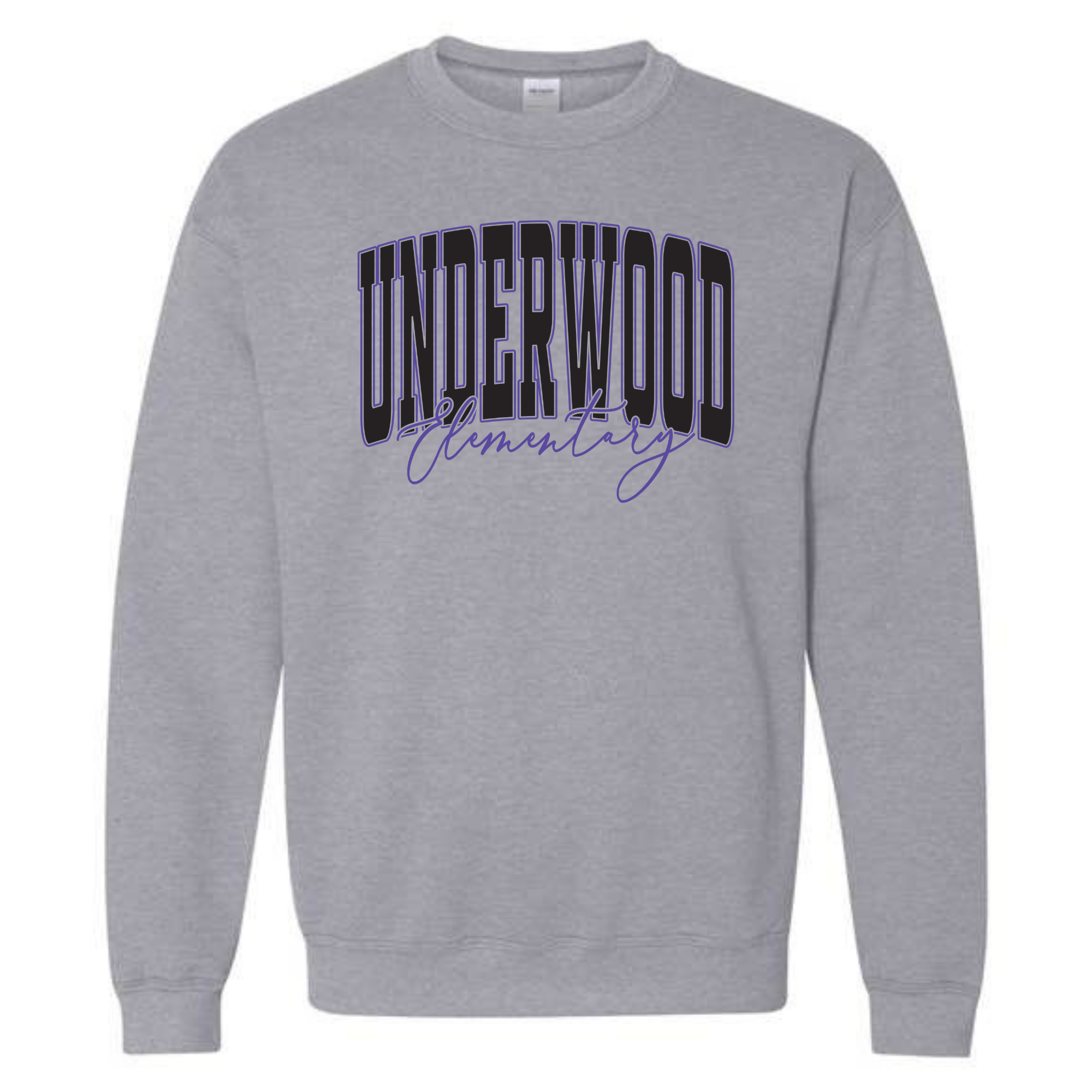 Underwood Elementary Collegiate Tee/Sweatshirt- 5000/18000