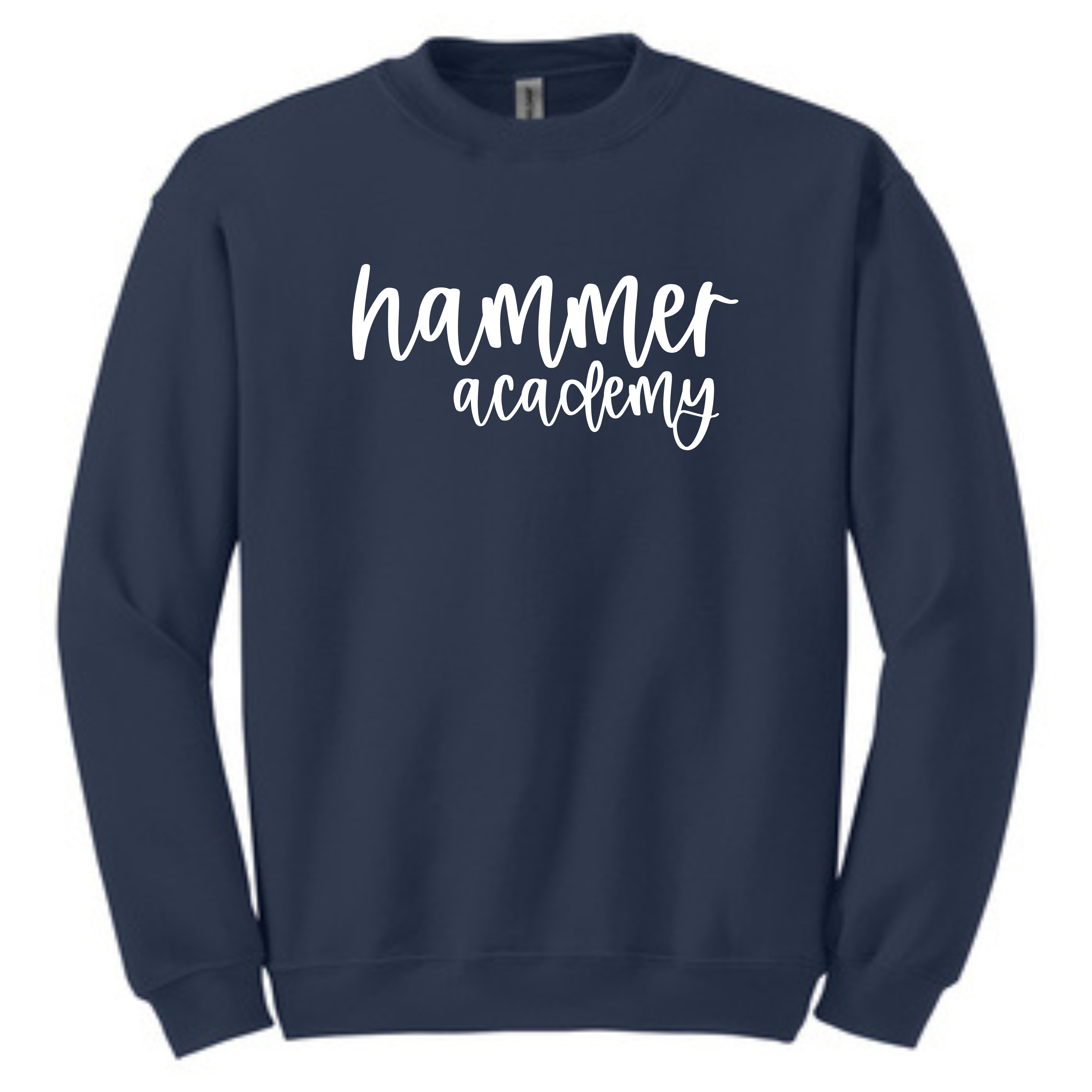 Hammer Academy Puff Vinyl Navy Crewneck- 18000