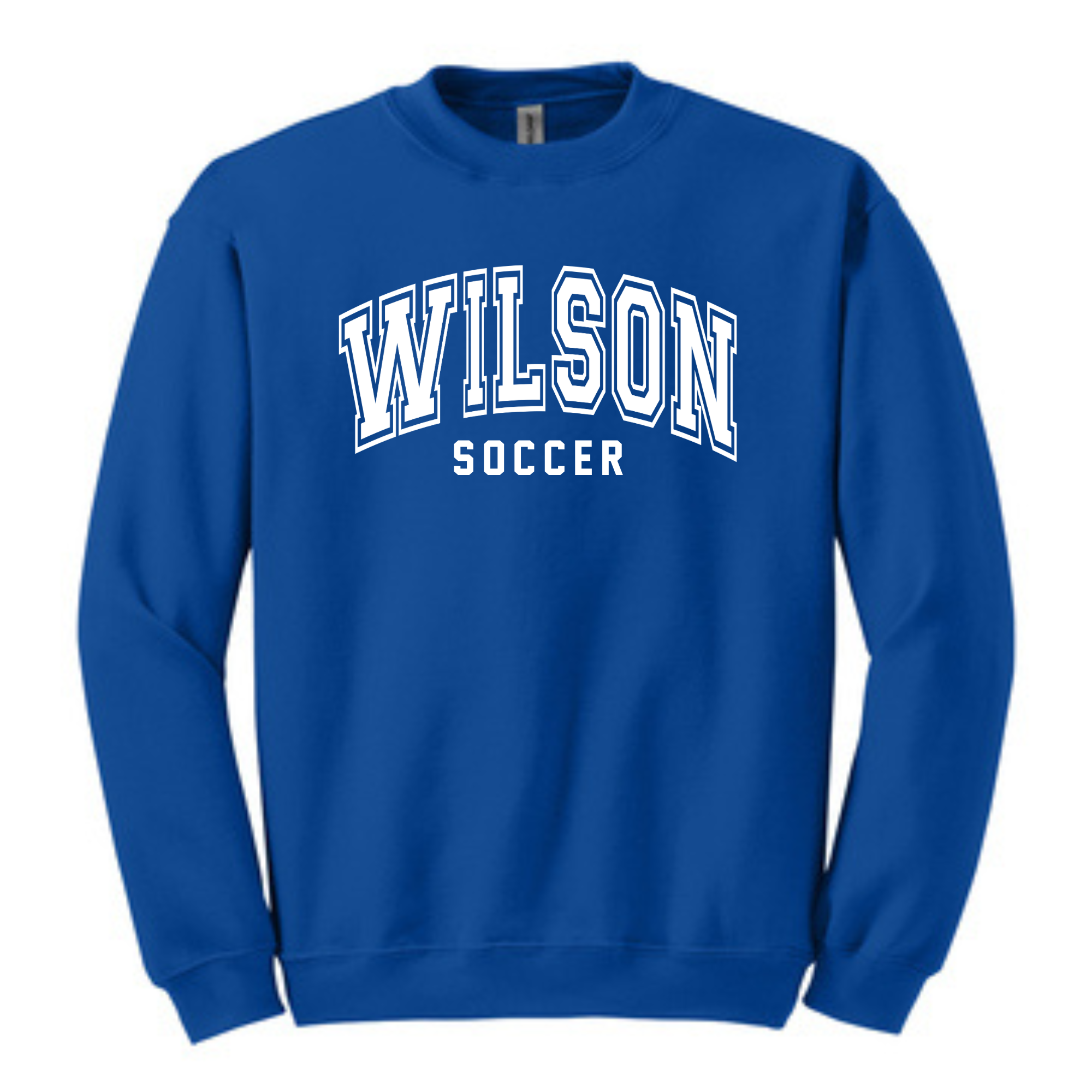 wilson soccer arched collegiate crewneck