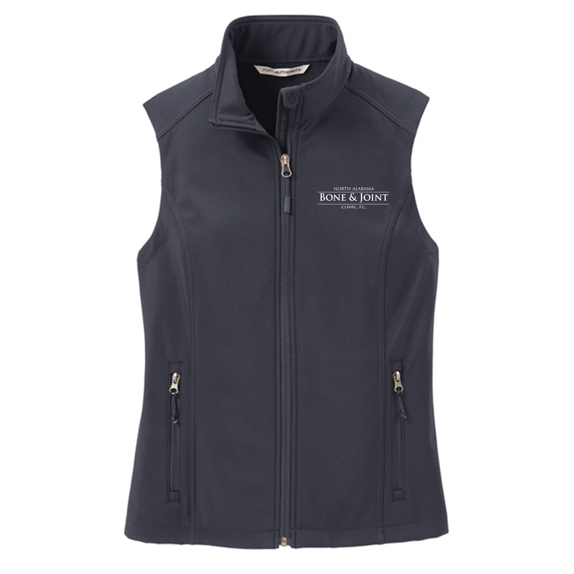 Bone and Joint Women's Embroidered Soft Shell Vest- L325