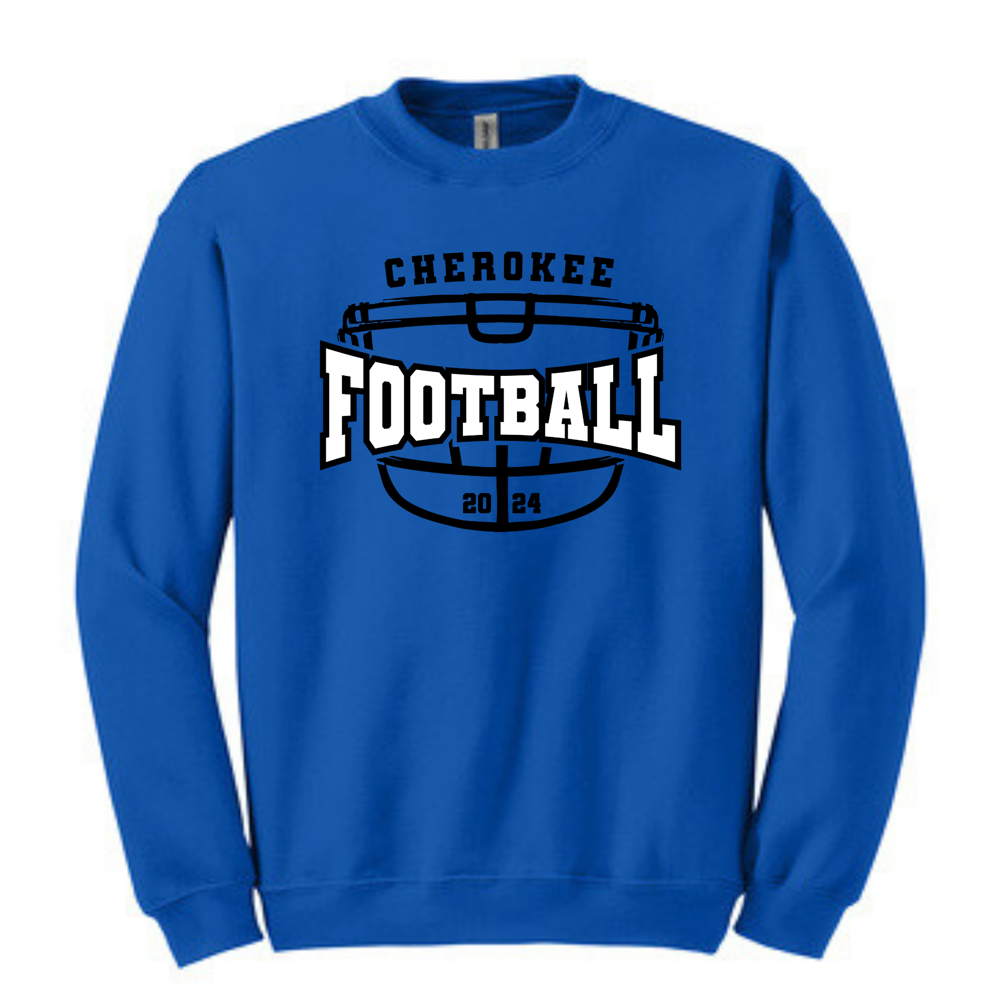 Cherokee Indian Football Tee/Sweatshirt- 5000/18000