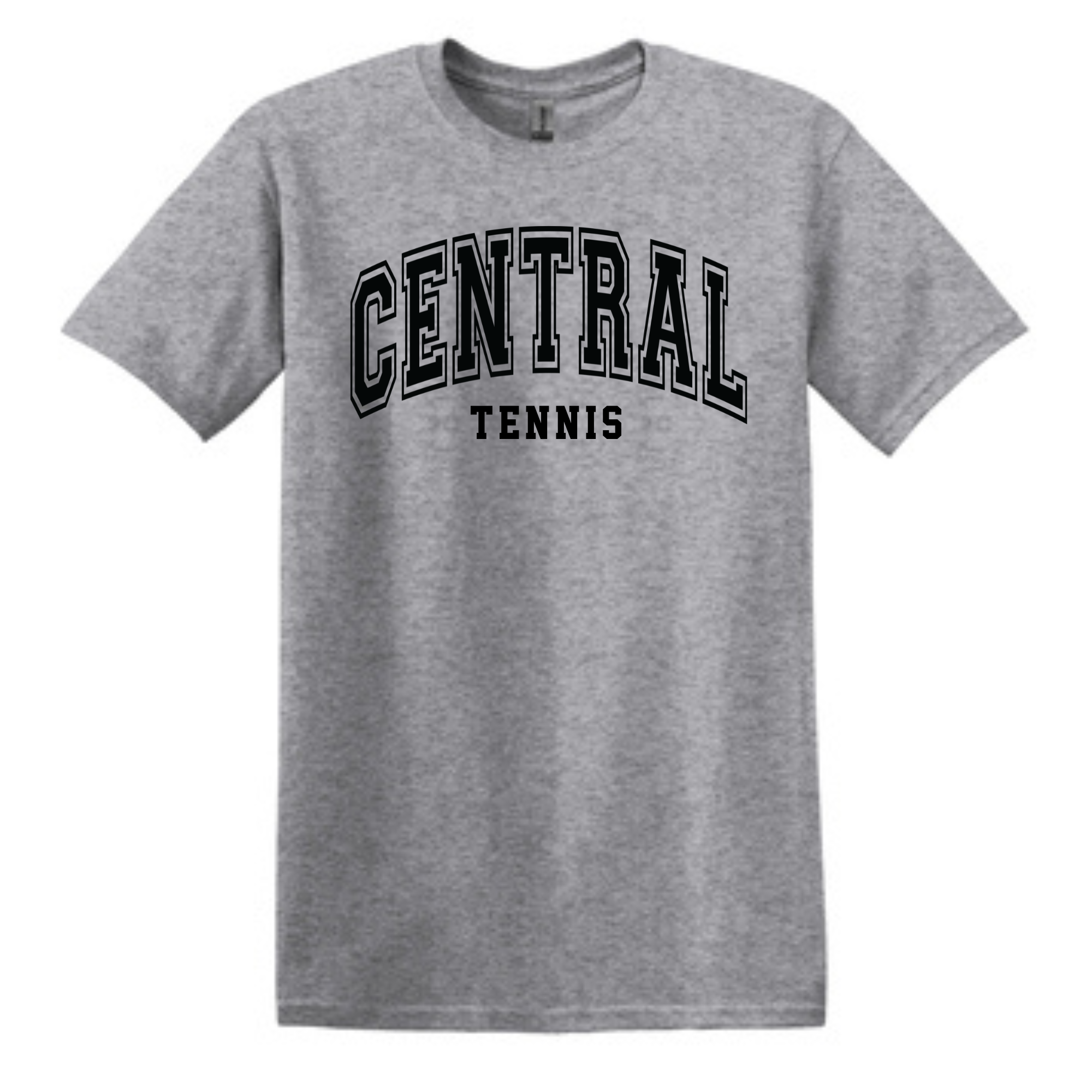 Central Tennis Arched Collegiate T-shirt- 64000