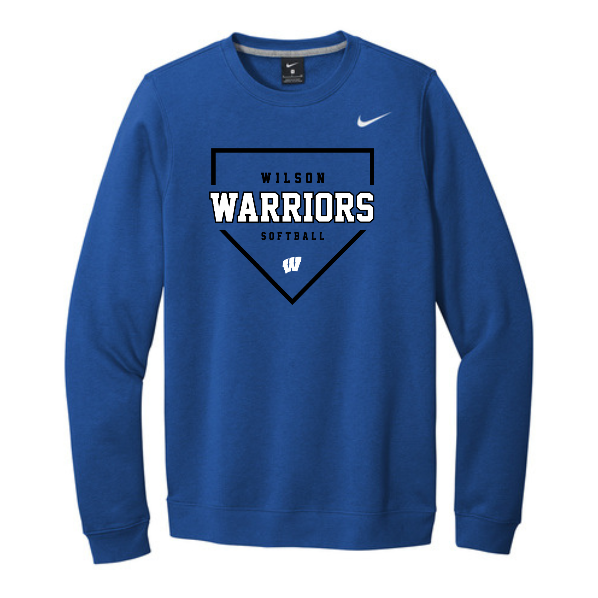 Wilson Softball Nike Crewneck- CJ1614 Royal