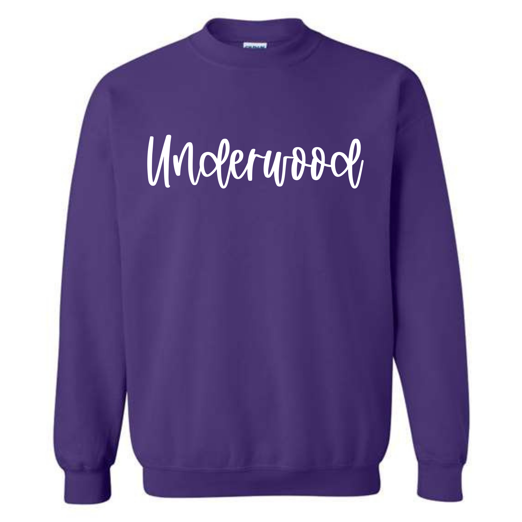 Underwood Puff Vinyl Sweatshirt- 18000 Purple