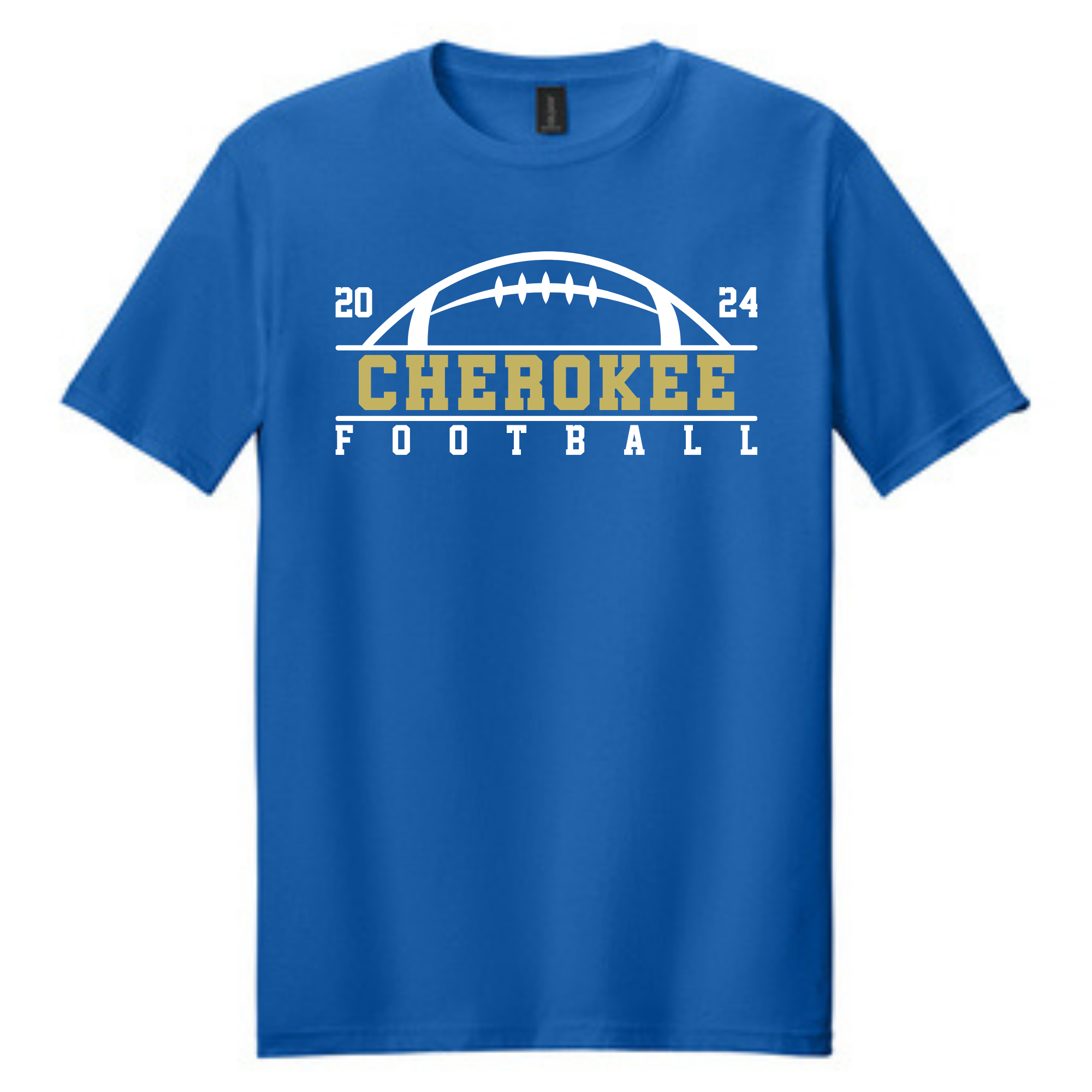 Cherokee Football Tee- 5000