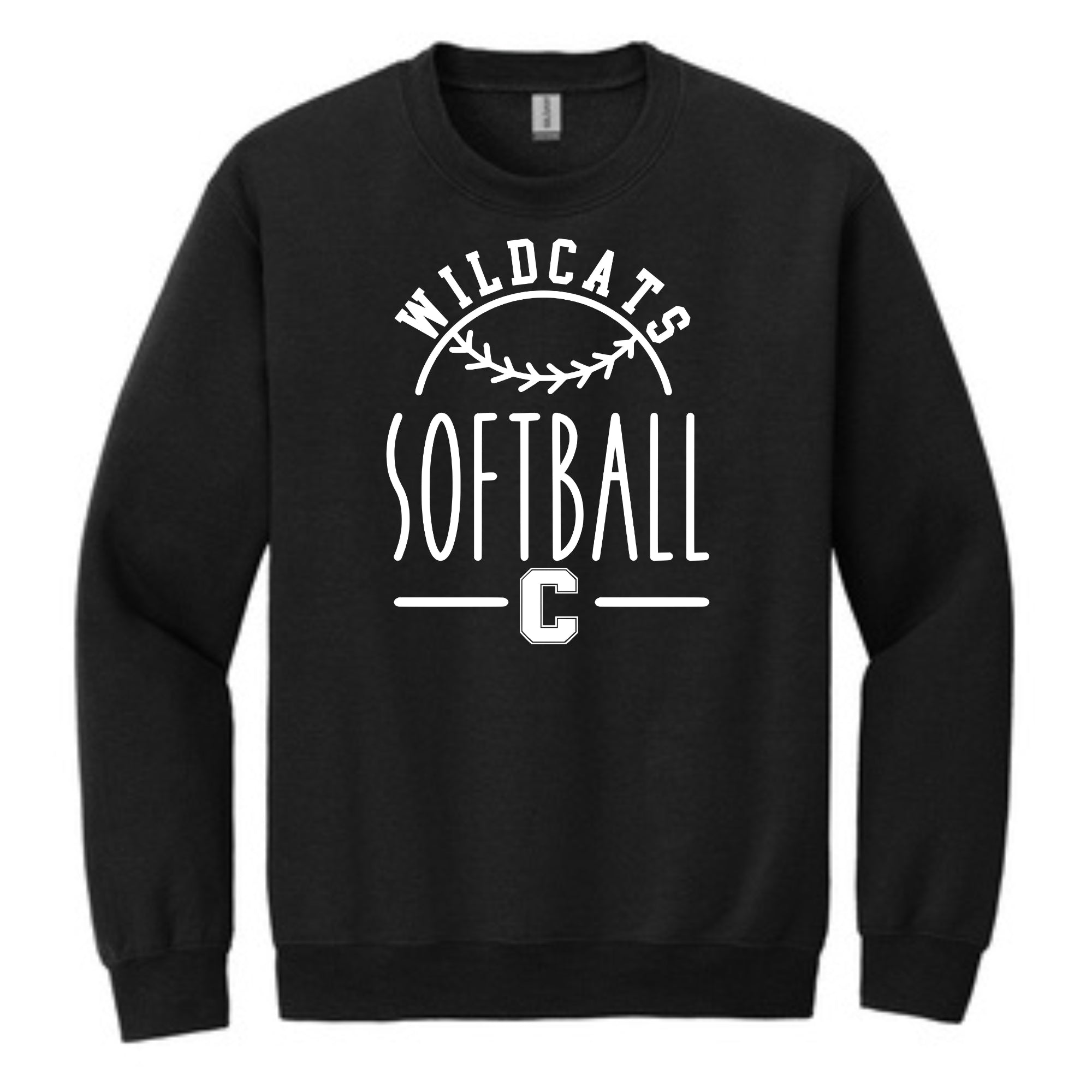 Central Wildcats Softball Crewneck Sweatshirt- 18000