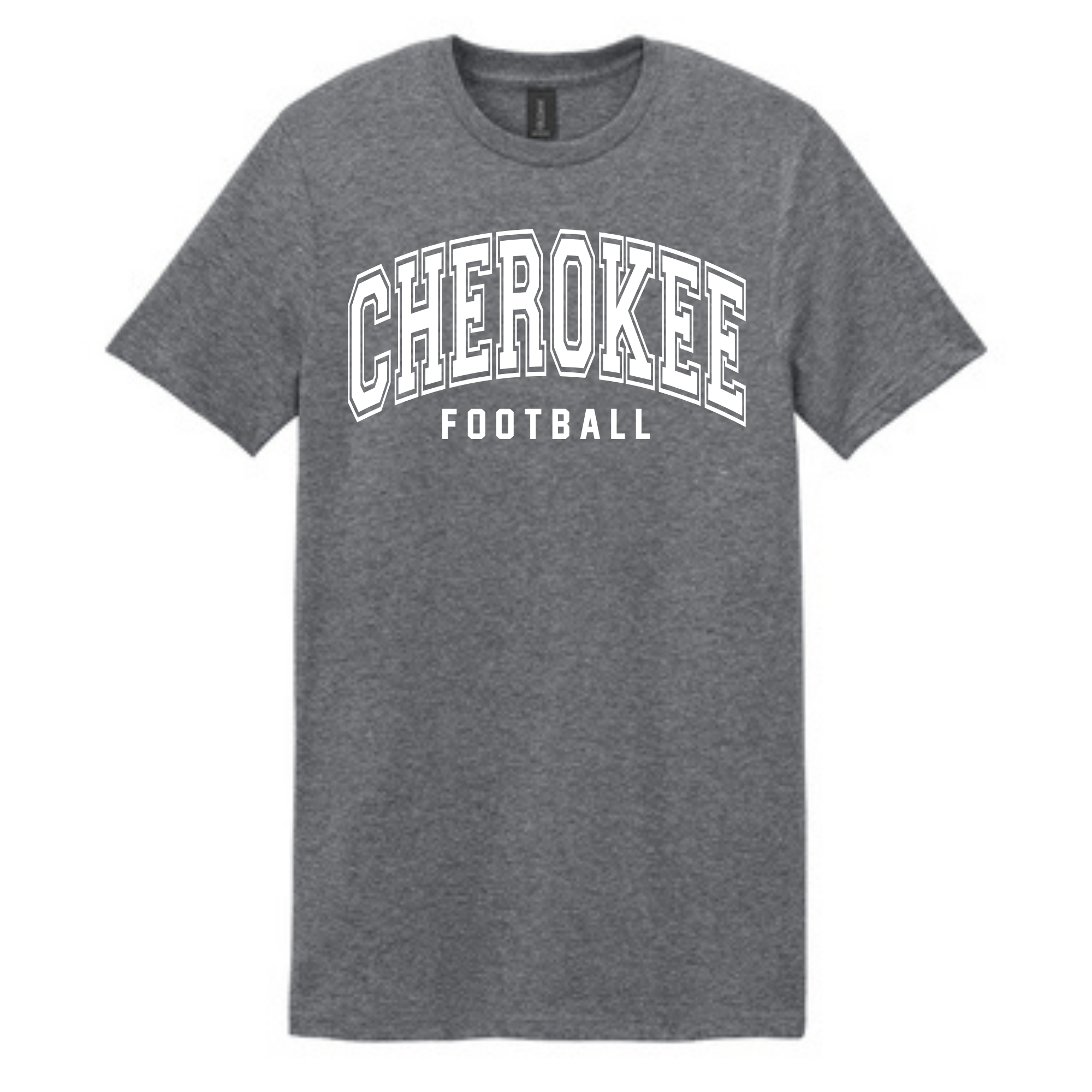 Cherokee Arched Collegiate Football Tee- 5000