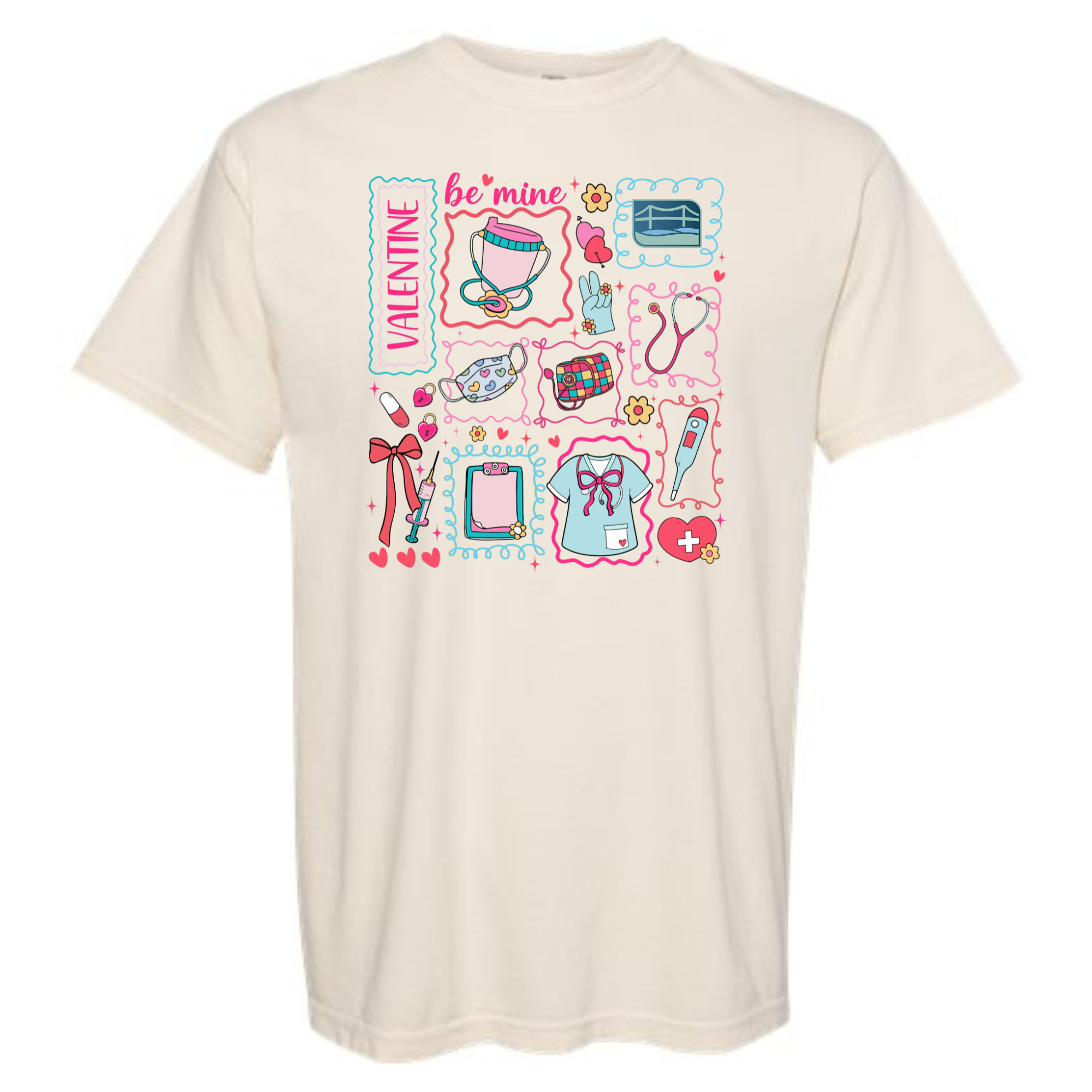 NAMC Valentine Collage Comfort Colors Tee