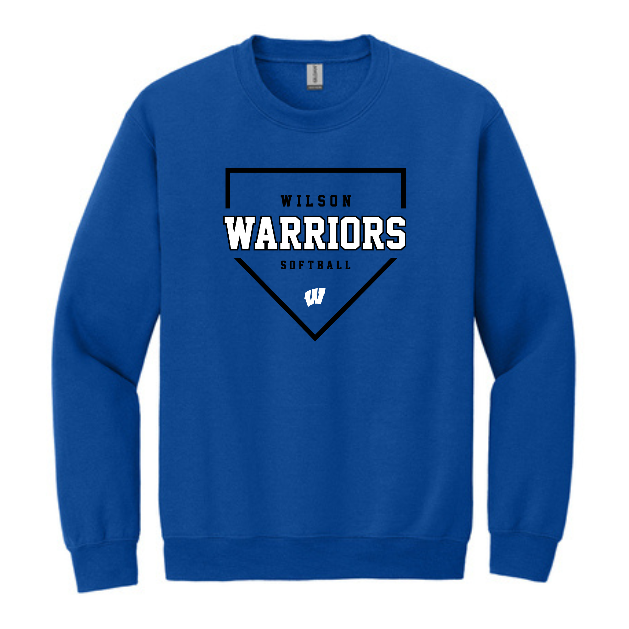 Wilson Softball Gildan Crewneck- 18000 Royal