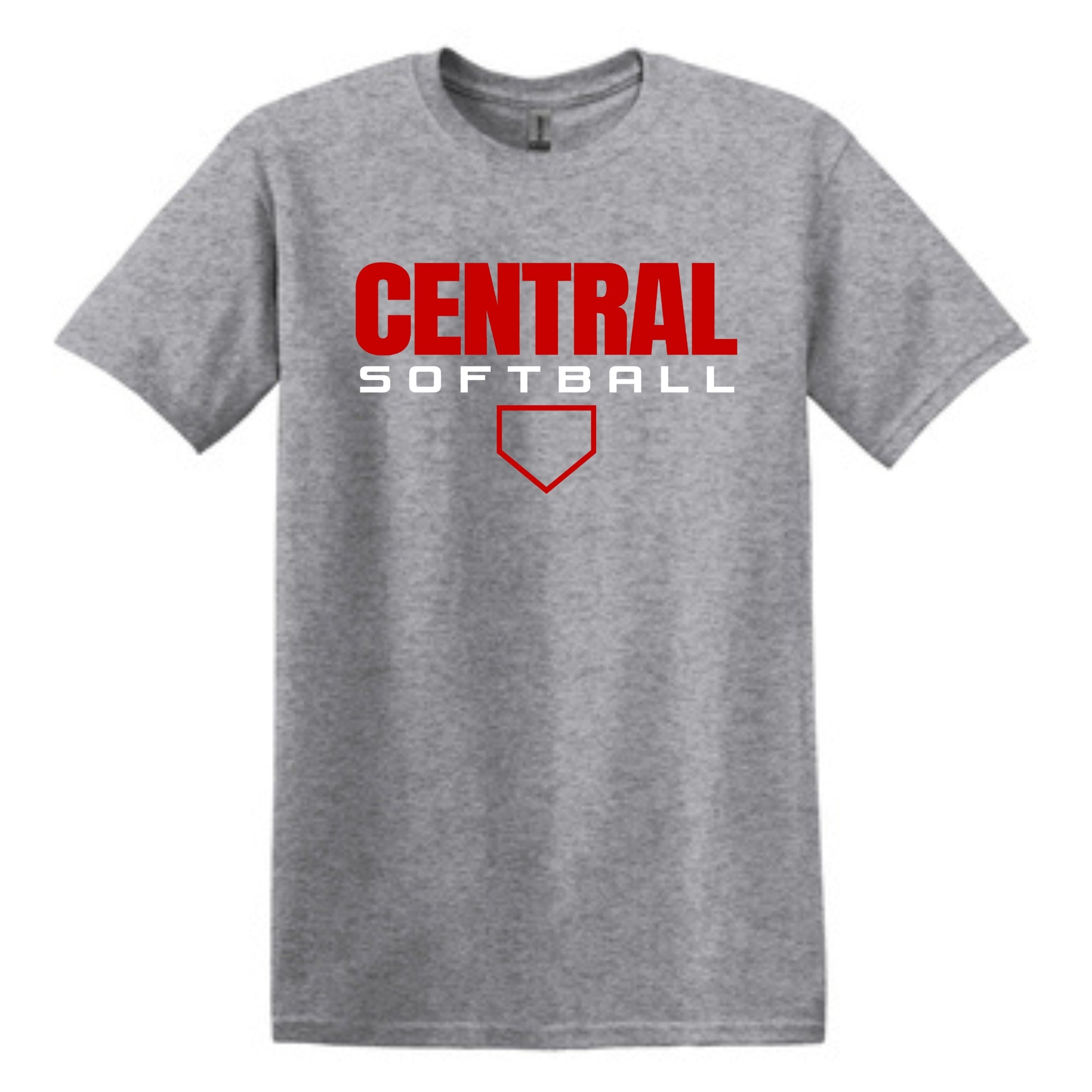 Central Softball Home Plate Tee- 64000