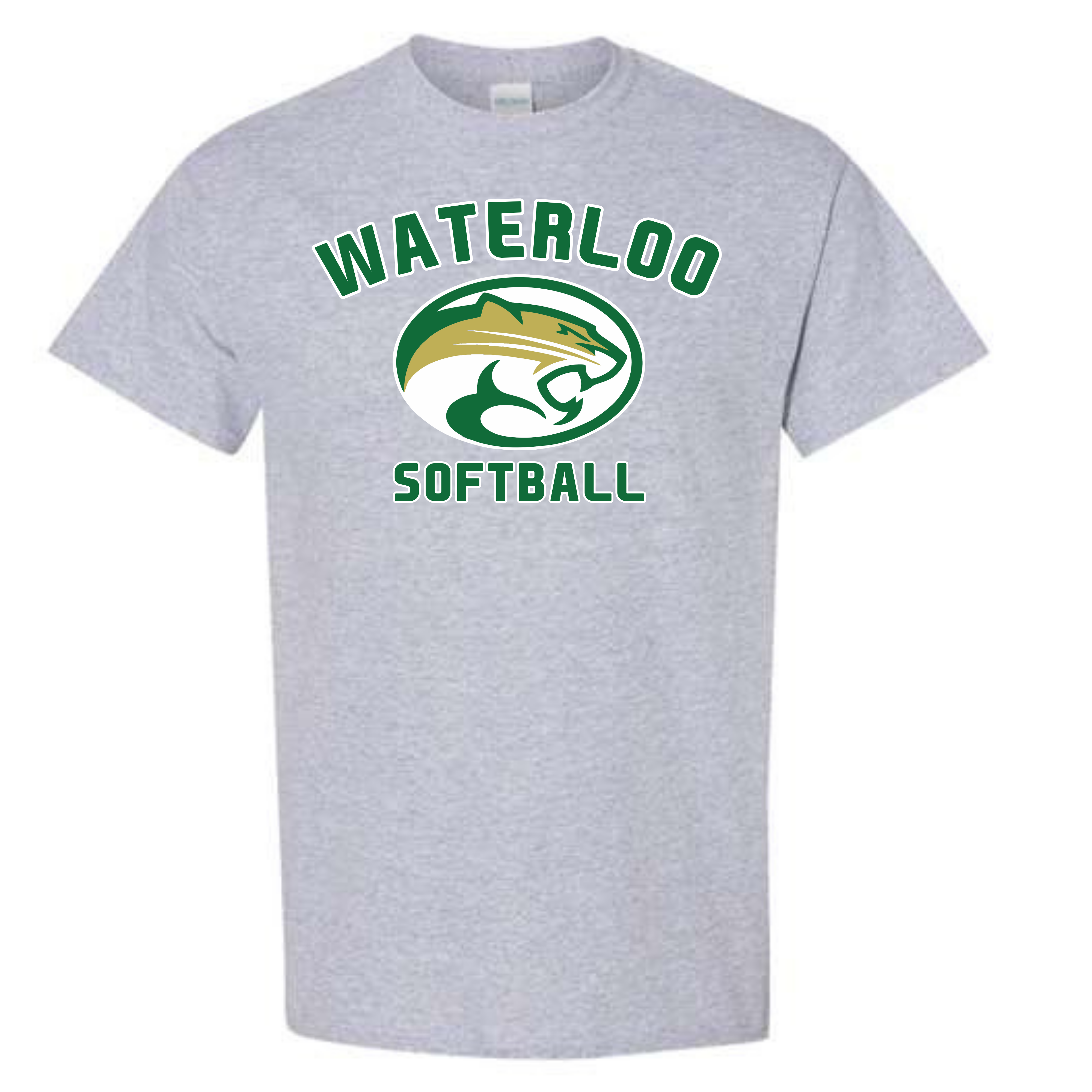 Waterloo Softball Tee- 5000