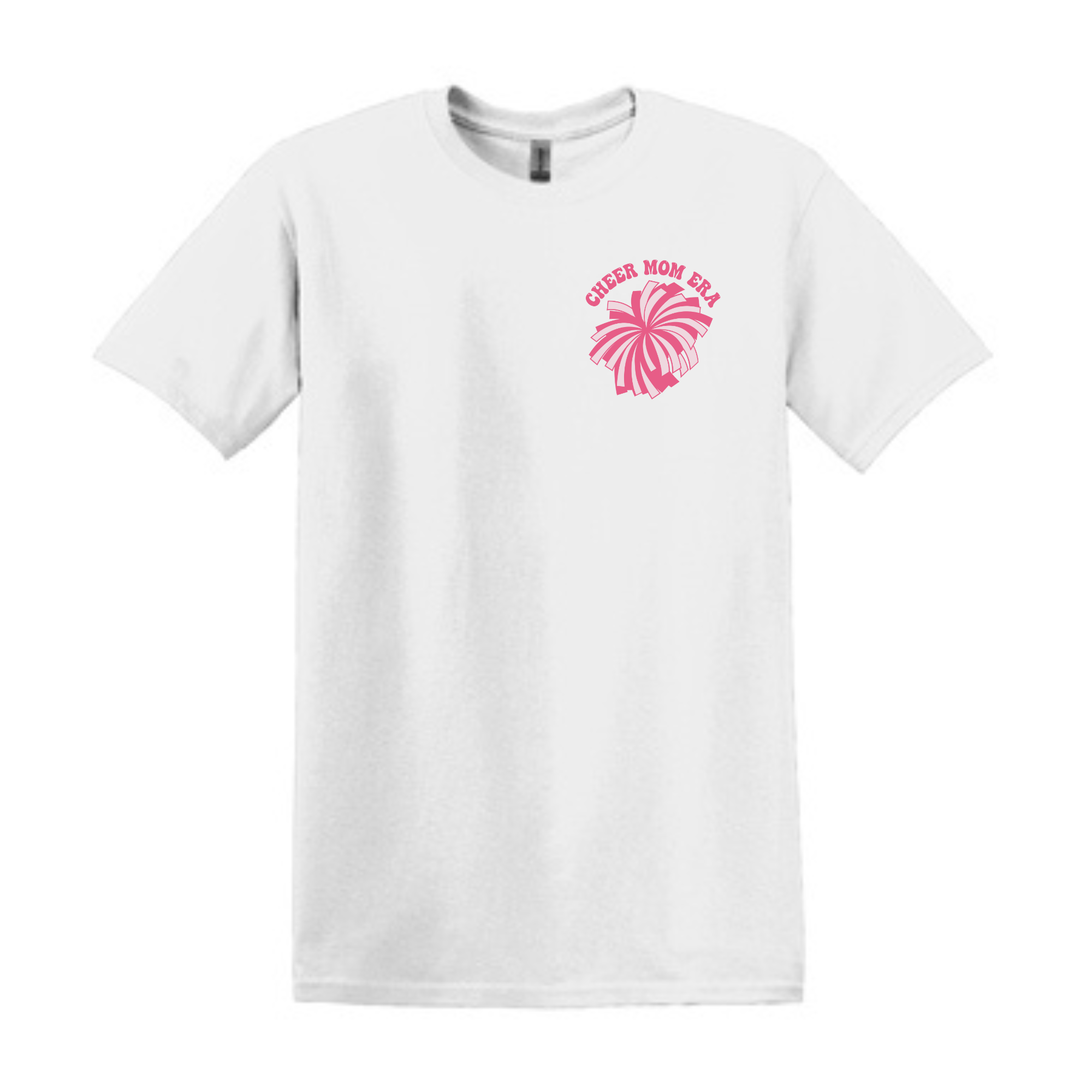 Central Pink In My Cheer Mom Era White T-Shirt- 64000