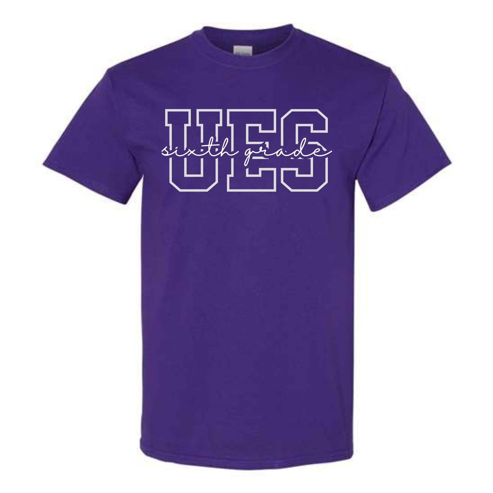 Underwood sixth grade class graduation tee- 5000 Purple