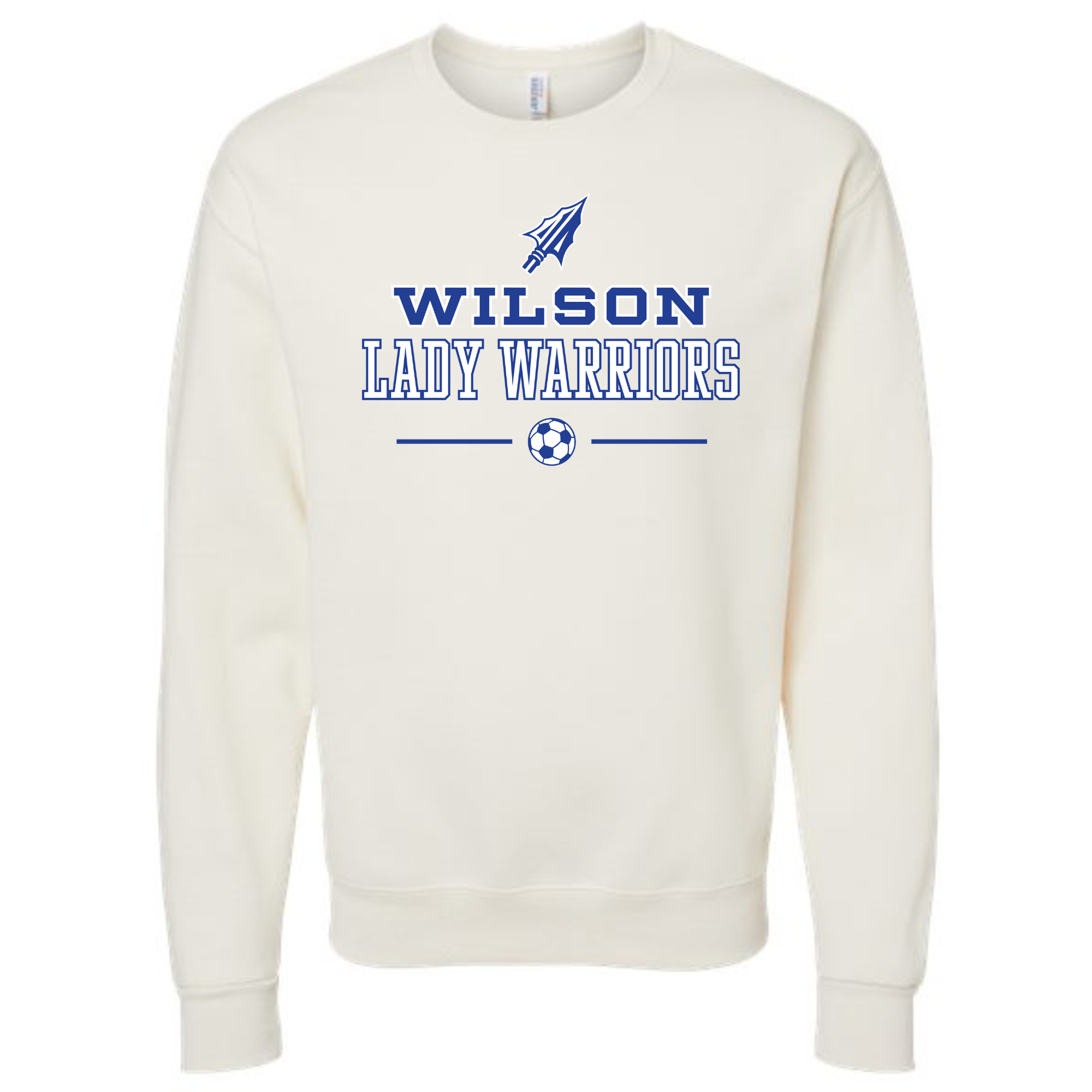Lady Warriors Soccer Crewneck- 562M Natural