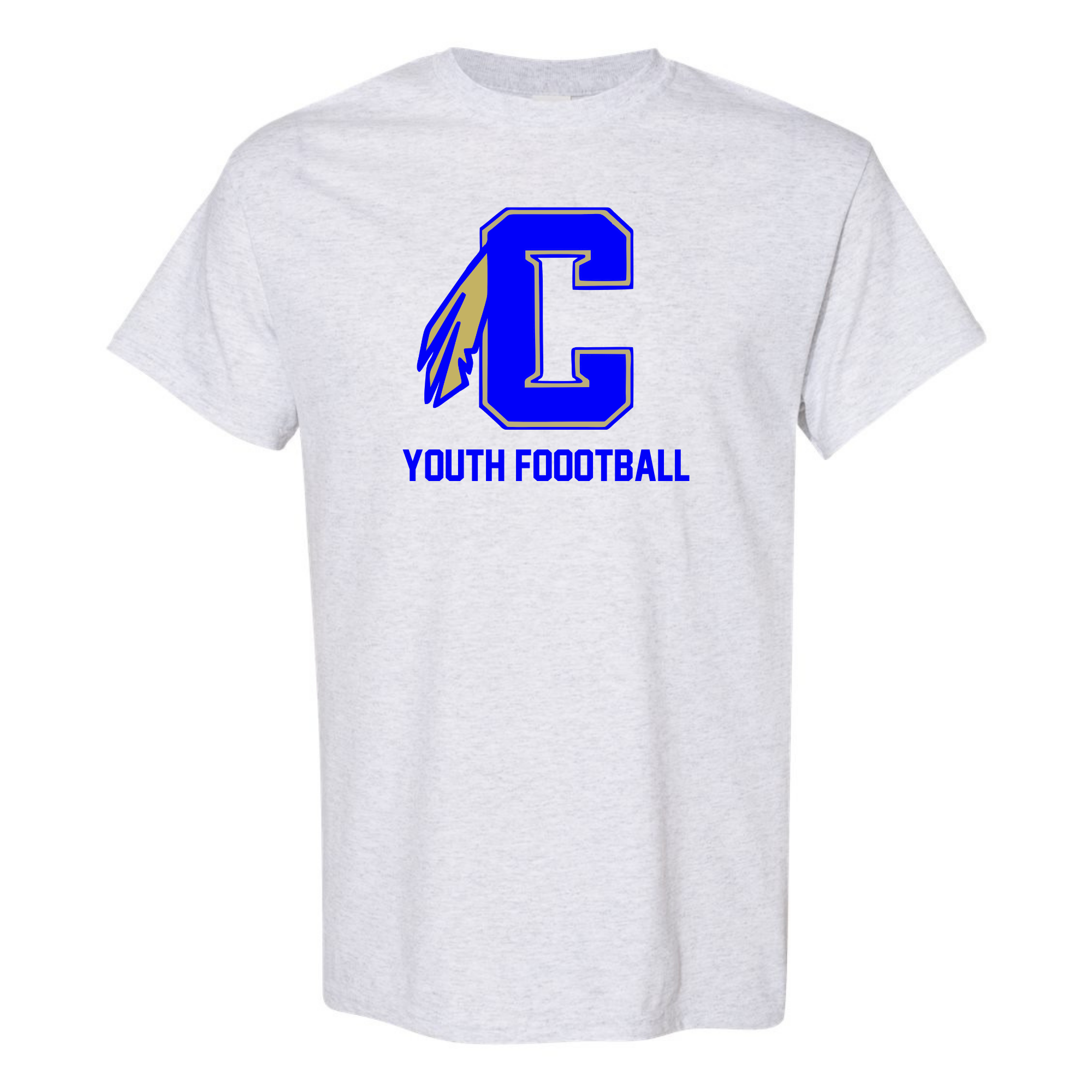 Cherokee Logo Youth Football Tee/Sweatshirt- 5000/18000