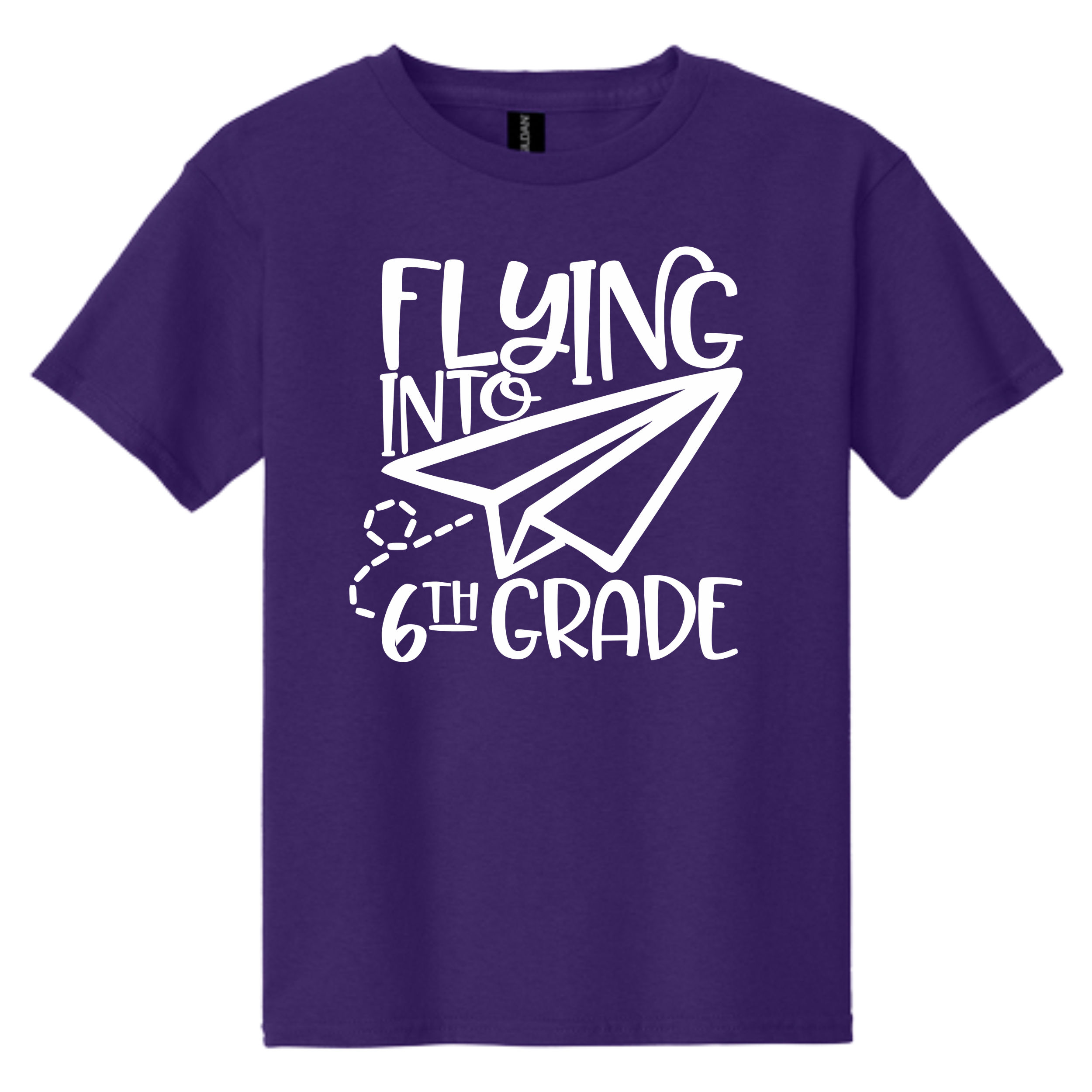 Underwood sixth grade class graduation tee- 5000 Purple