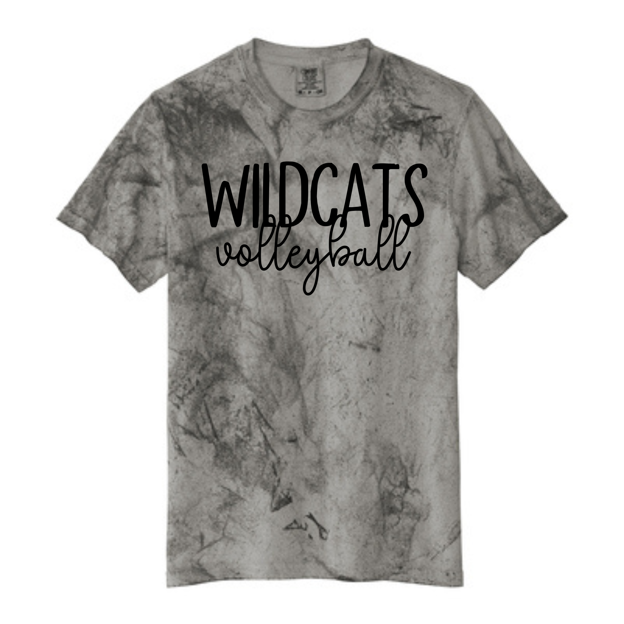 Central Wildcats Volleyball Comfort Colors Tee- 1745
