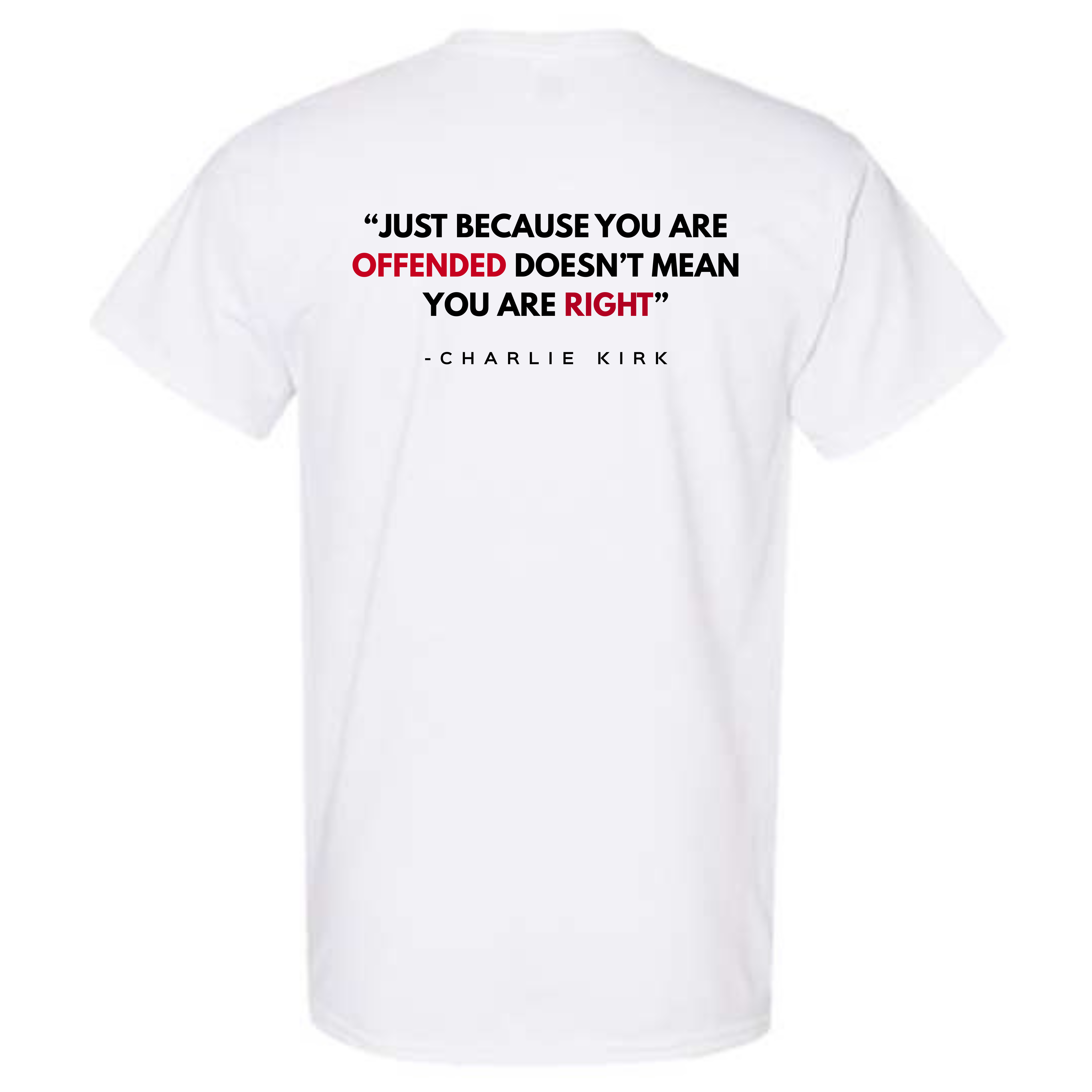 CK White Freedom Tee