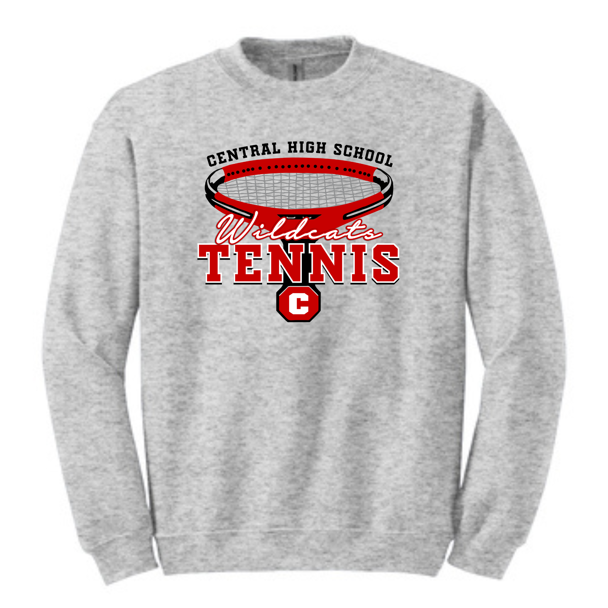 Central Tennis Sweatshirt- Ash Grey 18000
