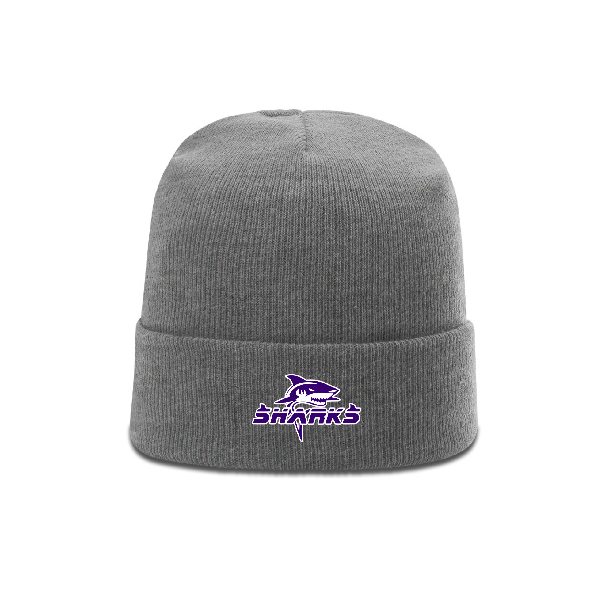 Sharks Beanie- R18 Heather grey