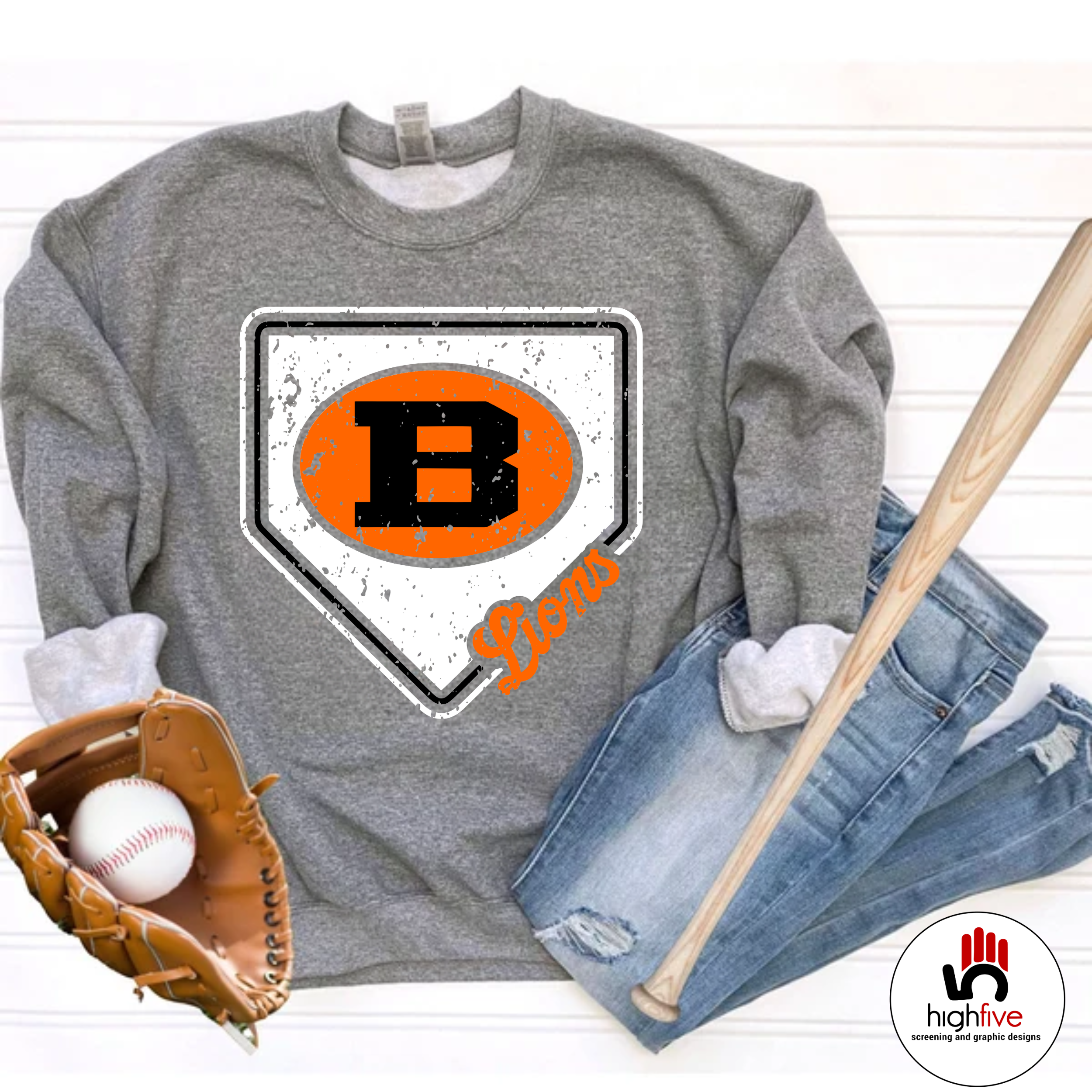 Homeplate Graphite Heather Sweatshirt