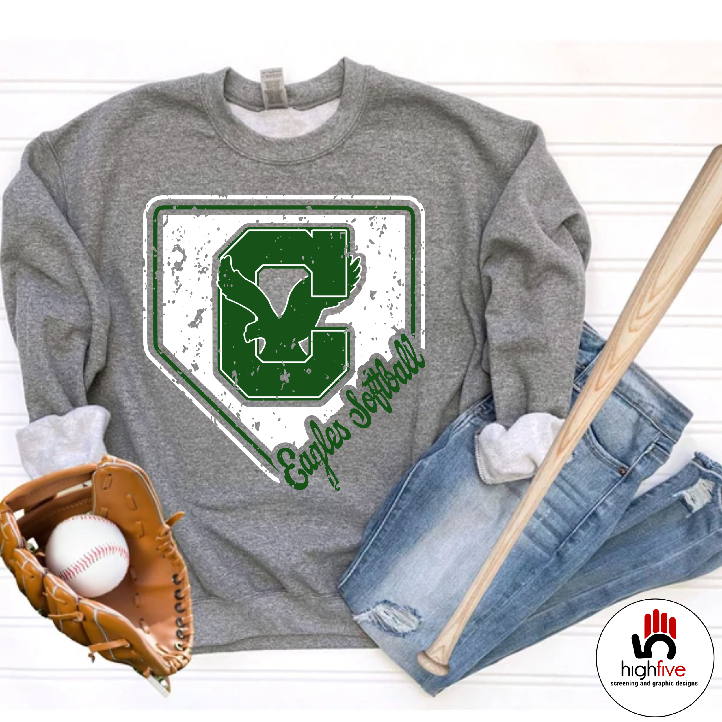 Homeplate Graphite Heather Sweatshirt