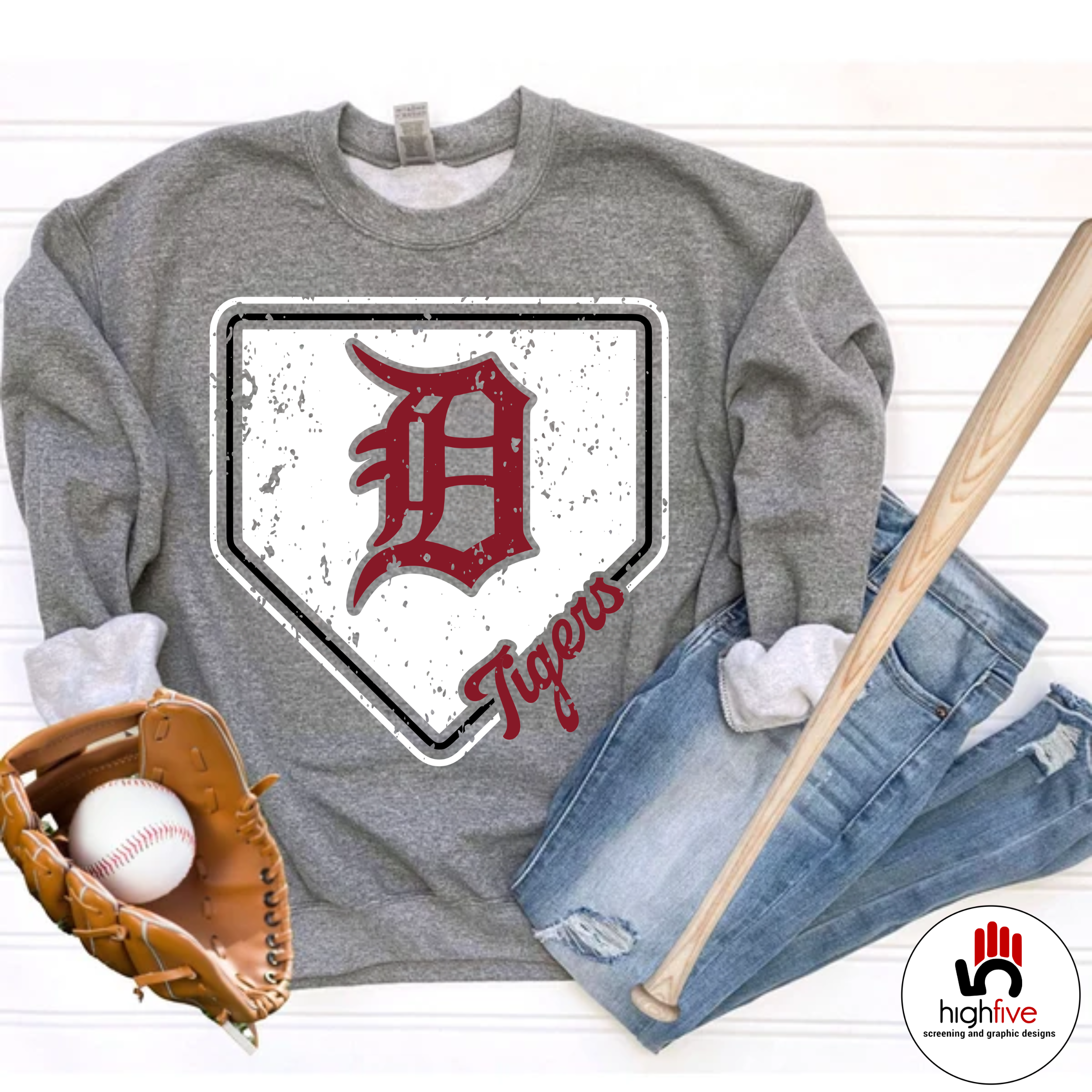 Homeplate Graphite Heather Sweatshirt