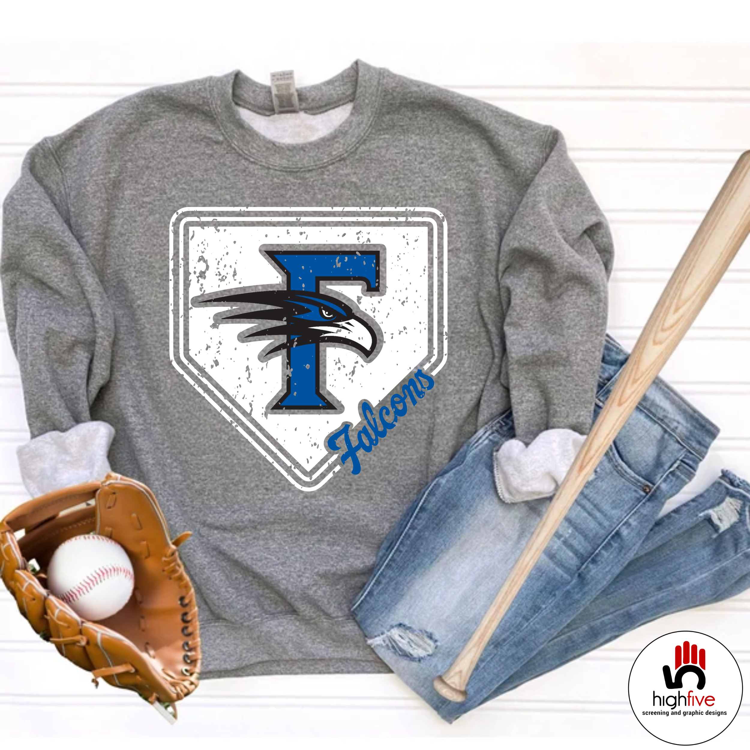 Homeplate Graphite Heather Sweatshirt