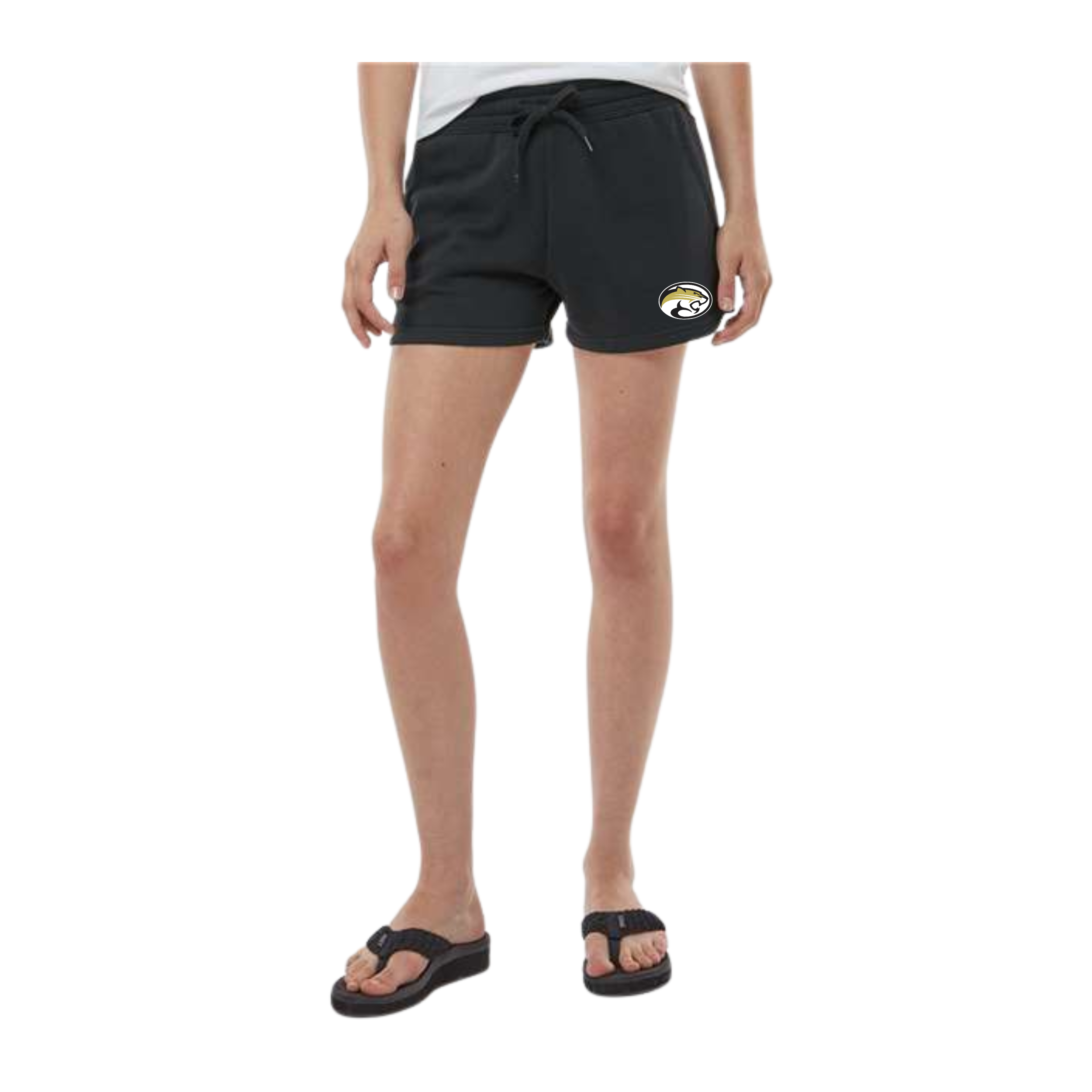 Ind Trading Fleece shorts with logo PRM20SRT