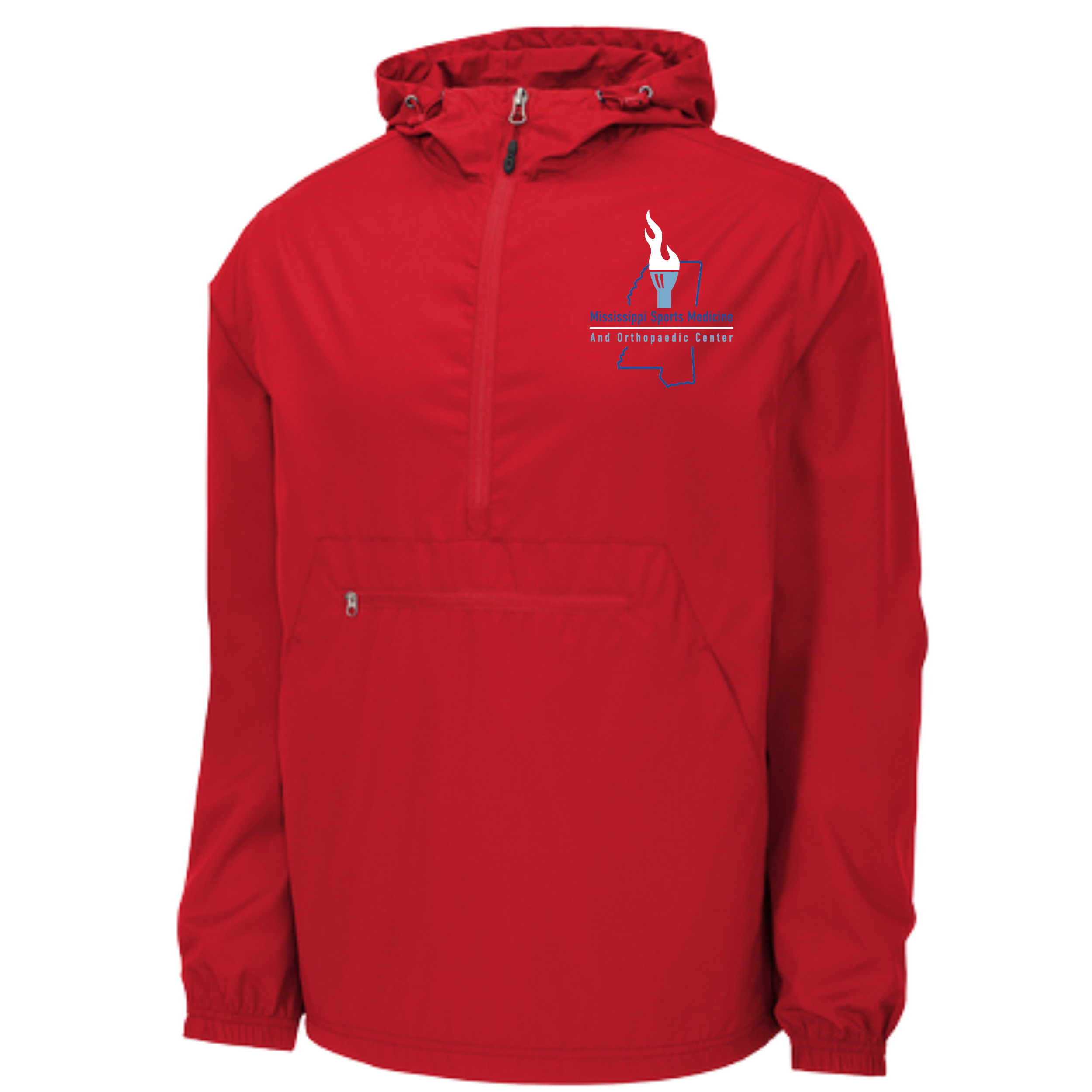 Orthopedic Center Embroidered Anorak- JST66