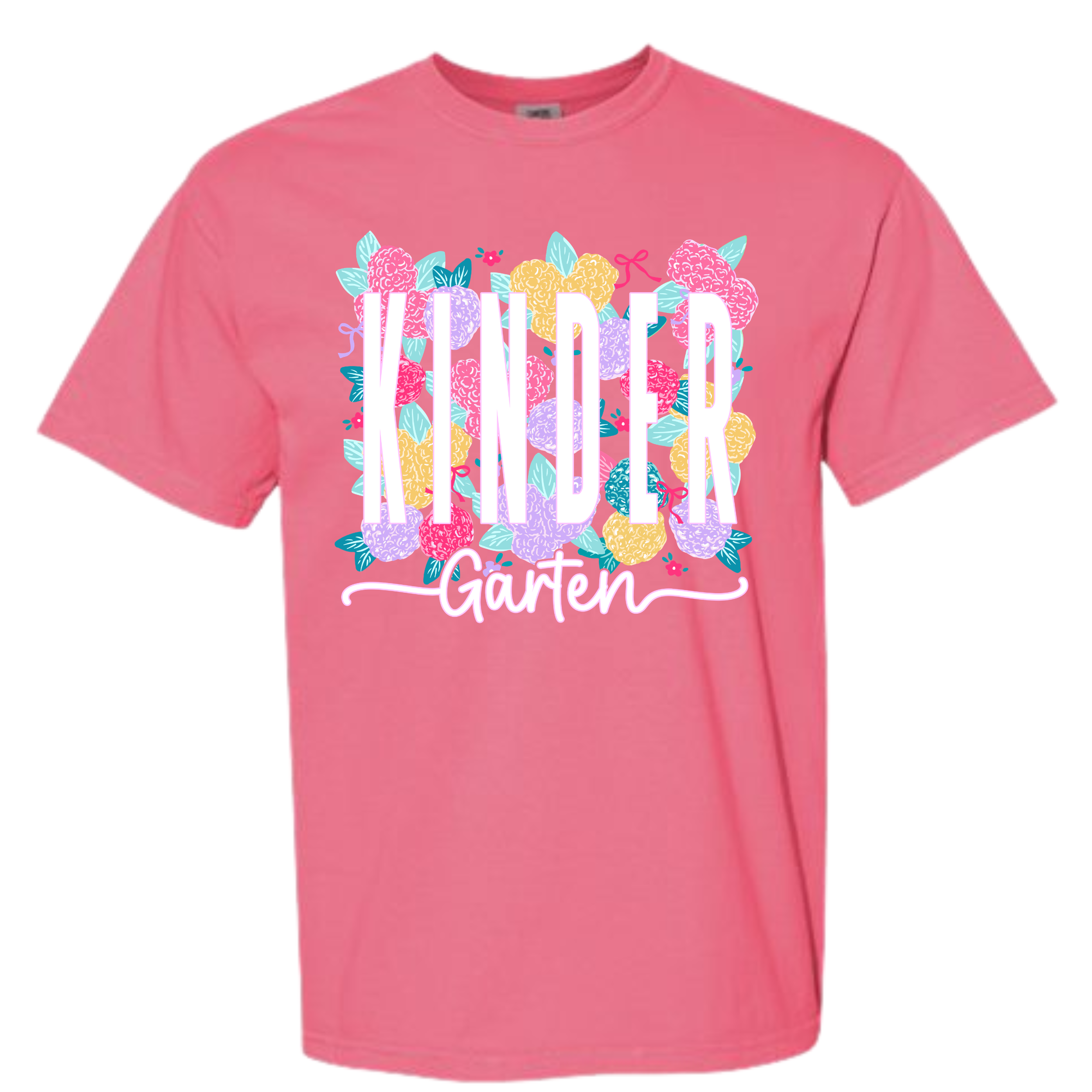 Bright Floral Grade Level Comfort Colors Tee