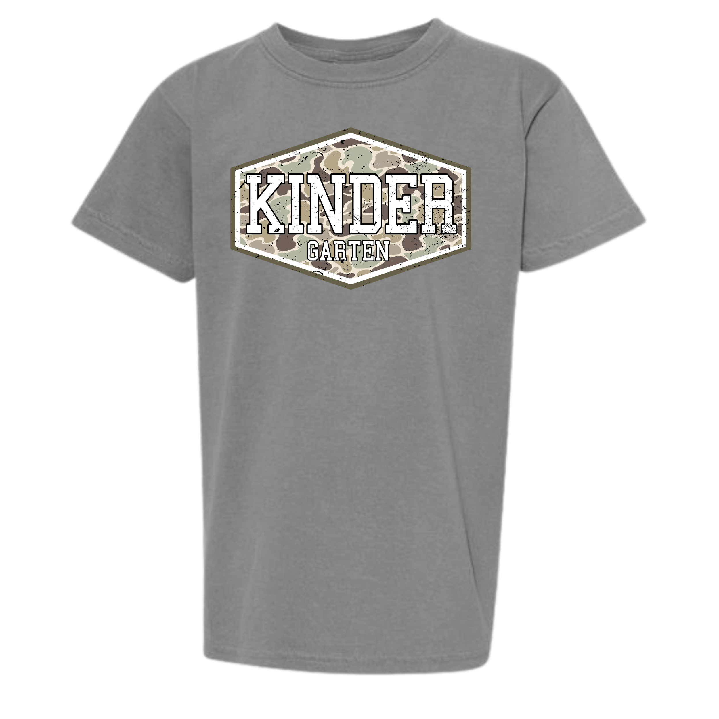 Camo Grade Level -Grey Comfort Colors T-shirt